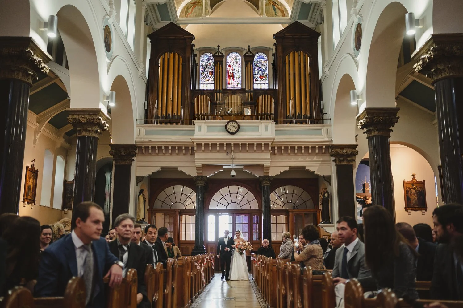  Jack McGarry and Katie Marino’s Wedding in Larchfield, Lisburn with Photographs in Belfast’s Cathedral Quarter, The Duke of York and the Merchant Hotel. Katie wore a gorgeous dress by Karen Willis Holmes, while Jack dressed in a black tie. Flowers w