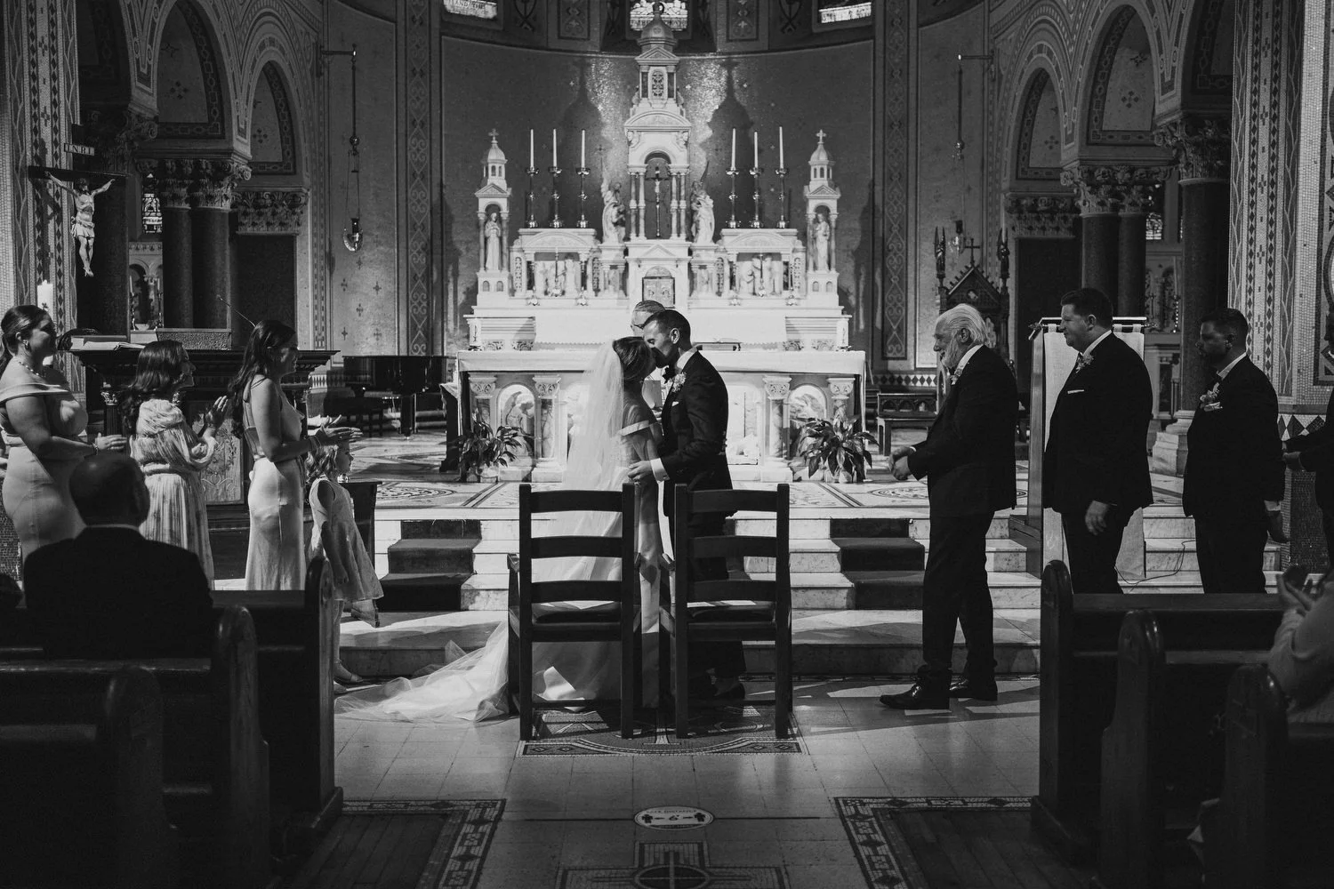  Jack McGarry and Katie Marino’s Wedding in Larchfield, Lisburn with Photographs in Belfast’s Cathedral Quarter, The Duke of York and the Merchant Hotel. Katie wore a gorgeous dress by Karen Willis Holmes, while Jack dressed in a black tie. Flowers w