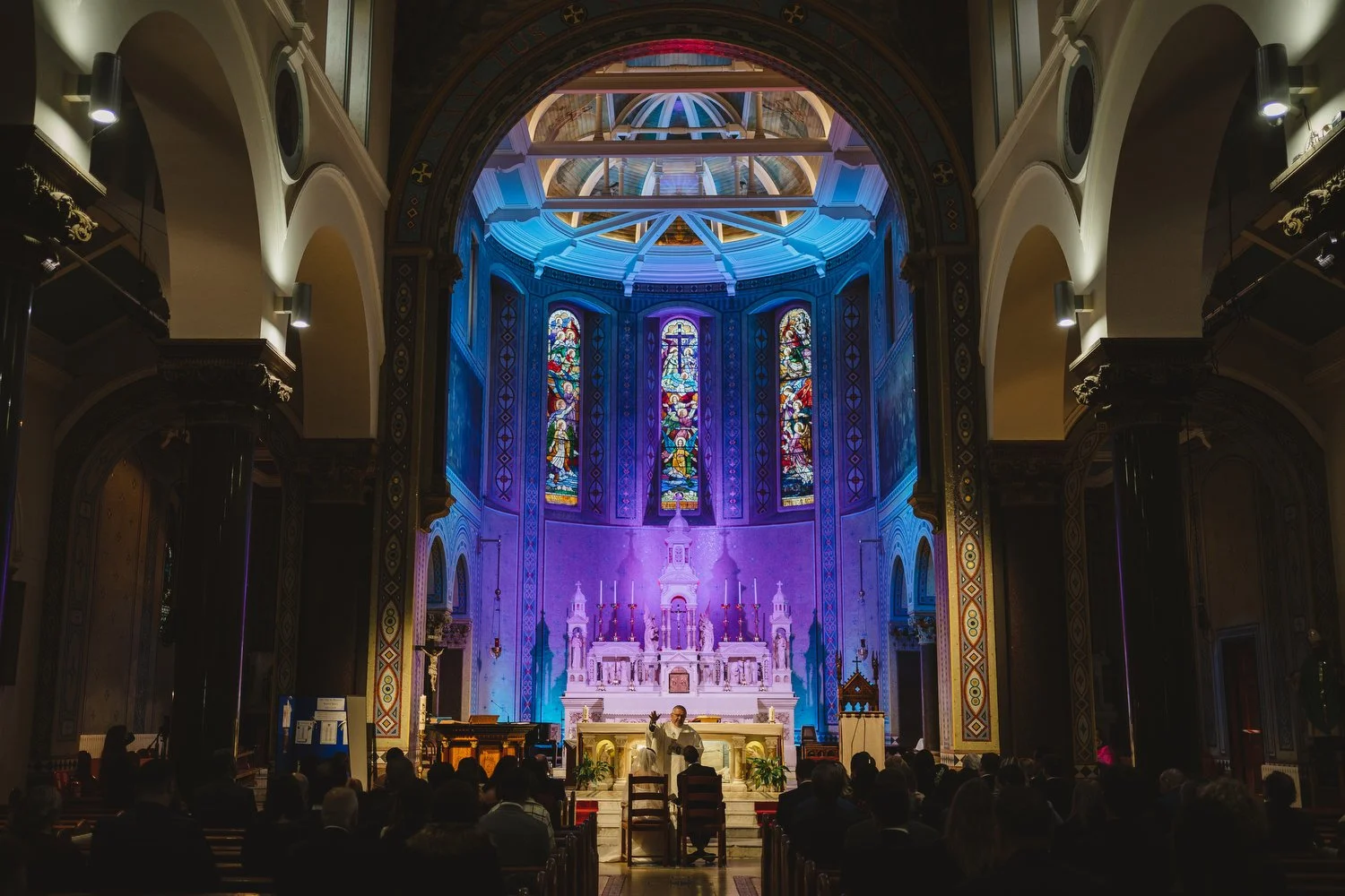  Jack McGarry and Katie Marino’s Wedding in Larchfield, Lisburn with Photographs in Belfast’s Cathedral Quarter, The Duke of York and the Merchant Hotel. Katie wore a gorgeous dress by Karen Willis Holmes, while Jack dressed in a black tie. Flowers w