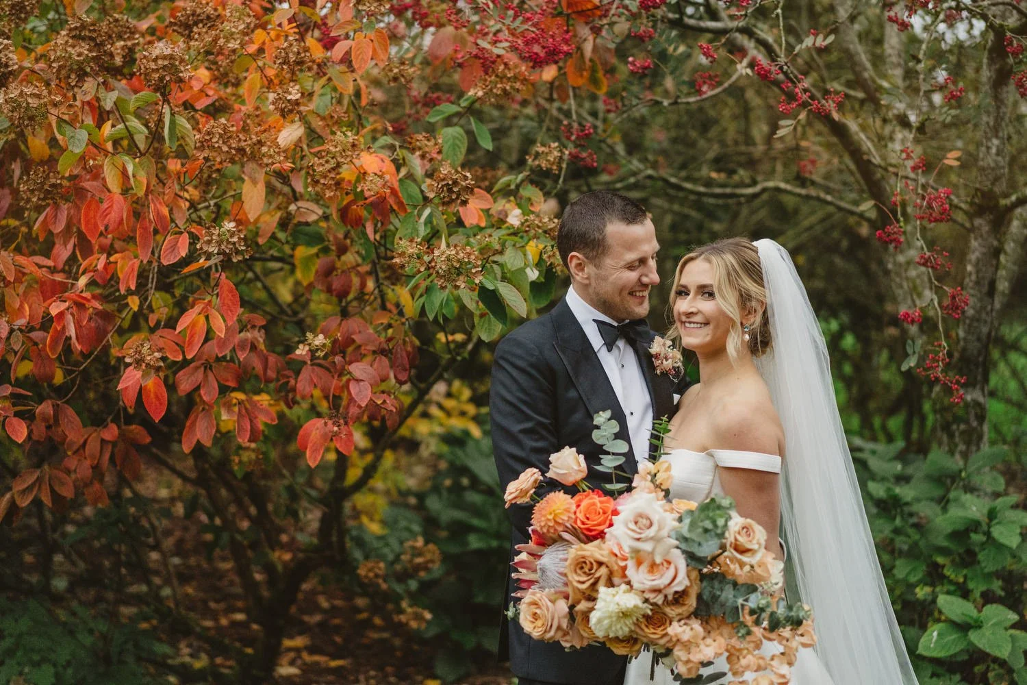  Jack McGarry and Katie Marino’s Wedding in Larchfield, Lisburn with Photographs in Belfast’s Cathedral Quarter, The Duke of York and the Merchant Hotel. Katie wore a gorgeous dress by Karen Willis Holmes, while Jack dressed in a black tie. Flowers w