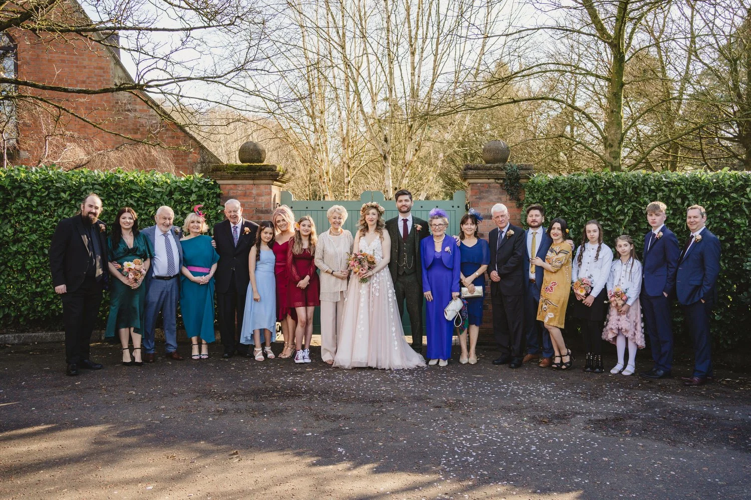  John and Cathy Wedding Photos at Clandeboye Lodge, Cultra with Lightpainting using a pixel stick 