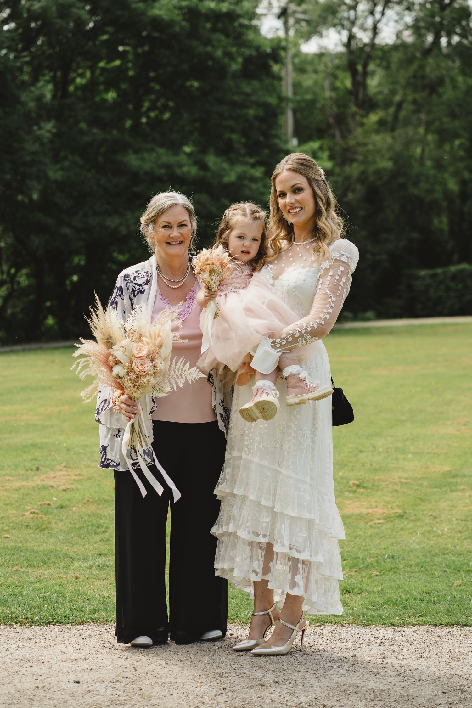  Edel and HughÕs intimate family wedding in Brooklodge at Macreddin Village in County Wicklow.  