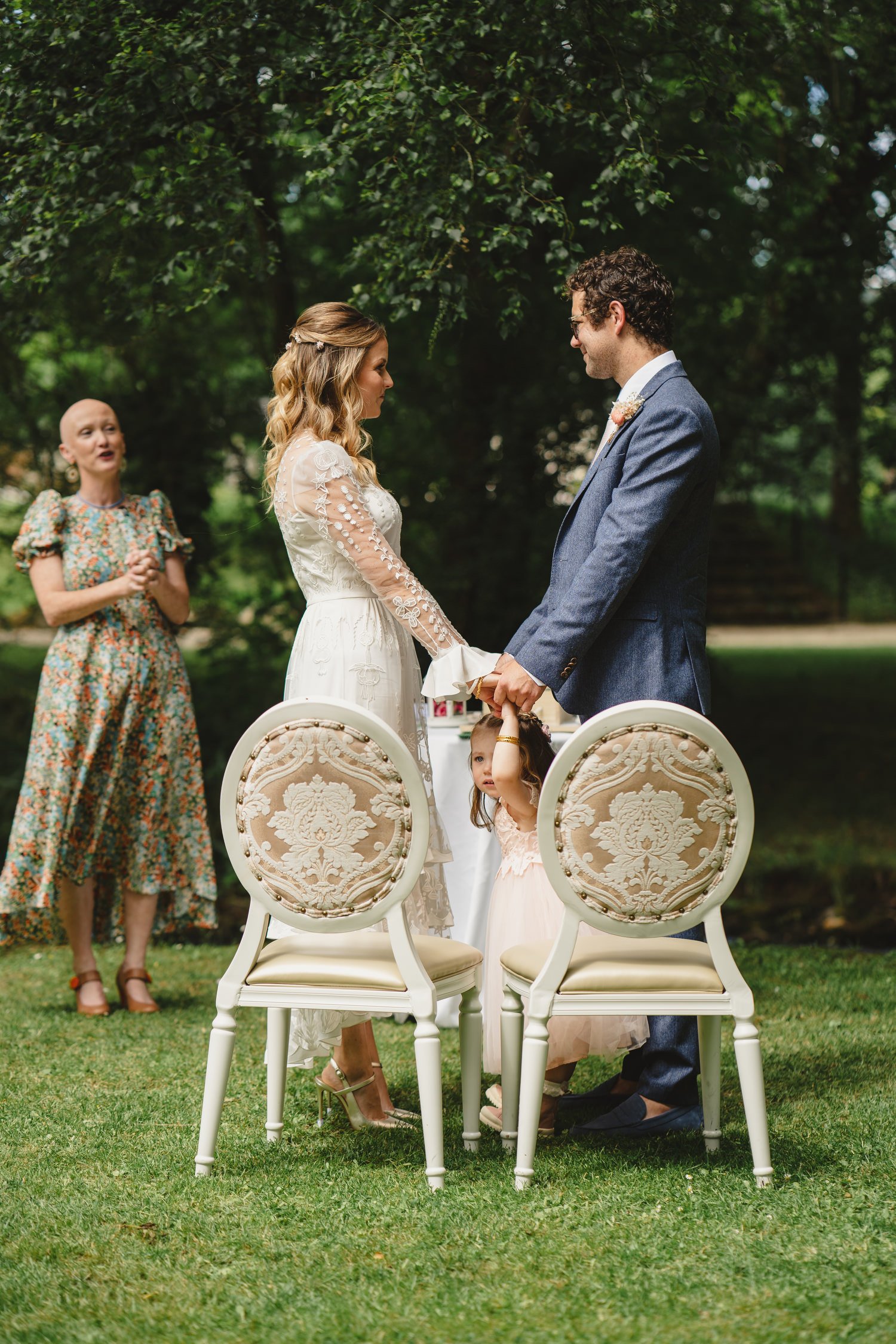  Edel and HughÕs intimate family wedding in Brooklodge at Macreddin Village in County Wicklow.  