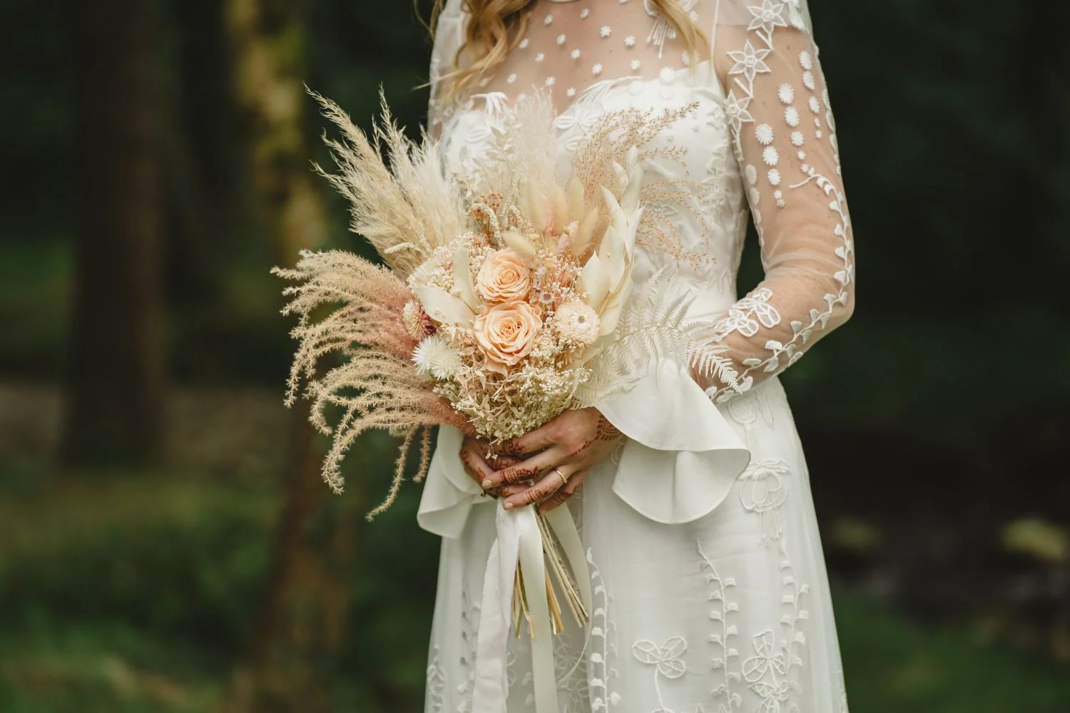  Edel and HughÕs intimate family wedding in Brooklodge at Macreddin Village in County Wicklow.  