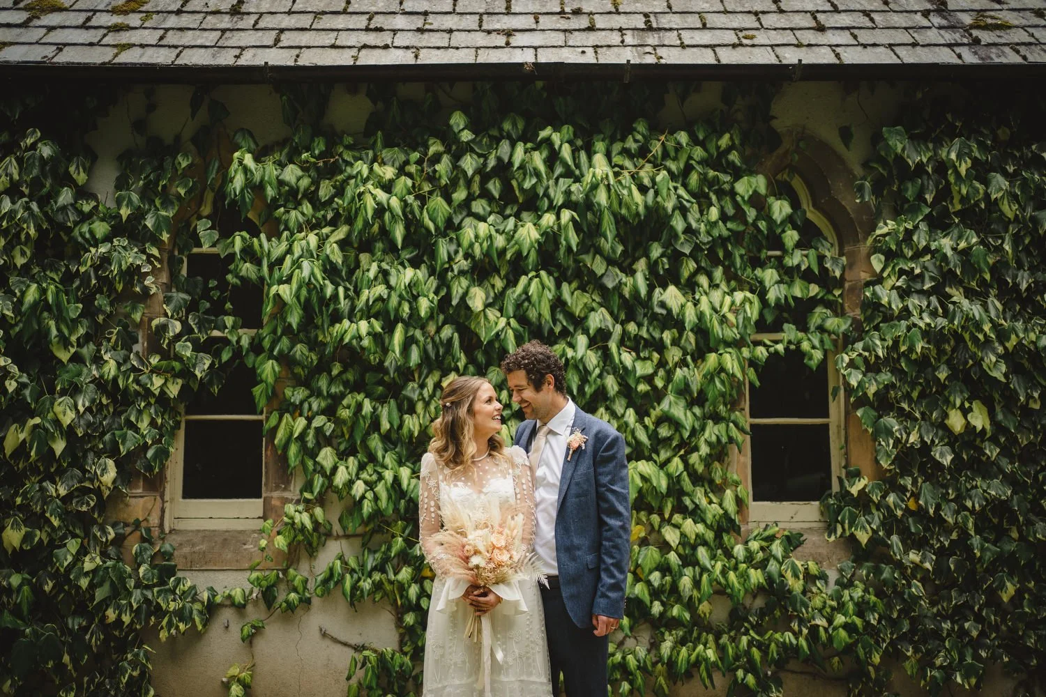  Edel and HughÕs intimate family wedding in Brooklodge at Macreddin Village in County Wicklow.  