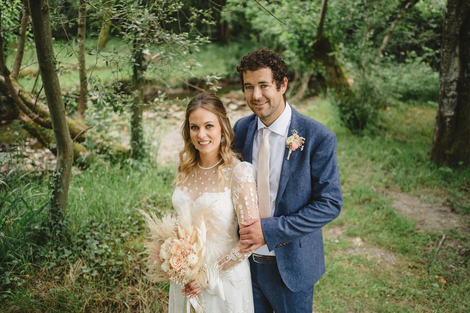  Edel and HughÕs intimate family wedding in Brooklodge at Macreddin Village in County Wicklow.  