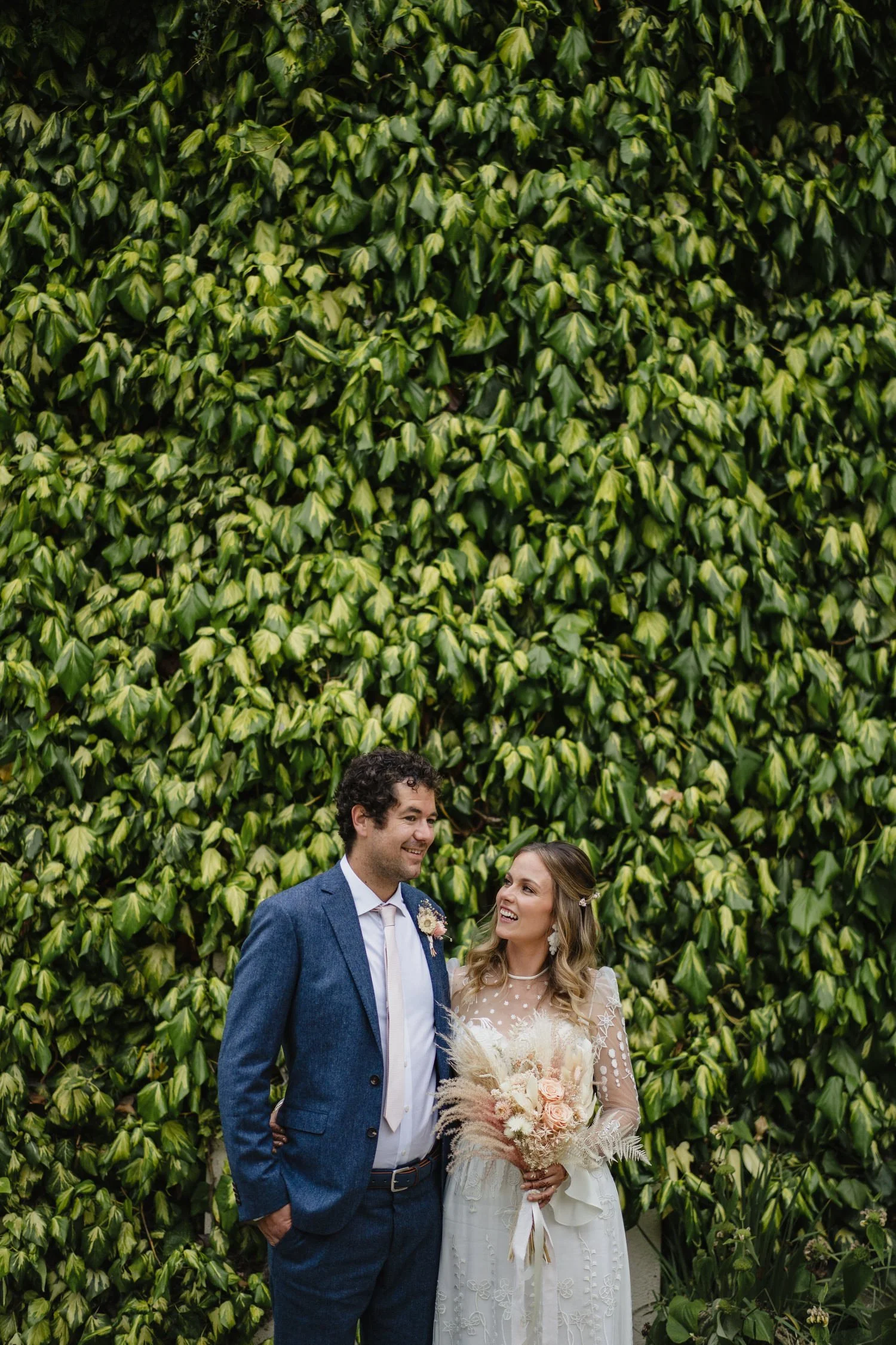  Edel and HughÕs intimate family wedding in Brooklodge at Macreddin Village in County Wicklow.  