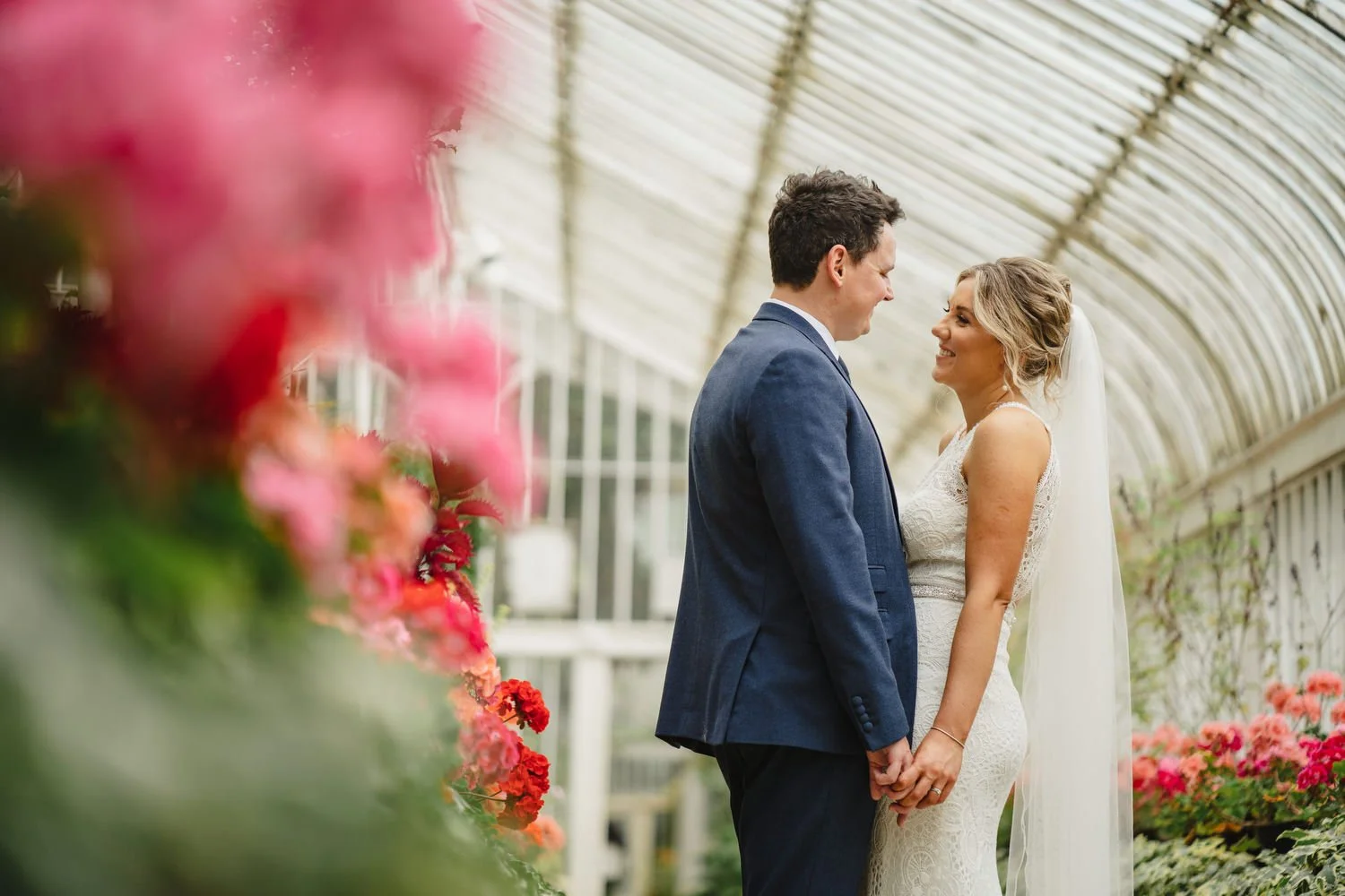  Sarah and Andrew’s awesome summer wedding in Belfast.  Their humanist ceremony was conducted by Fleur Mellor at the Ulster Museum.  Then we grabbed some photos in the Botanic Gardens, before going over to their wedding reception in the amazing Deane