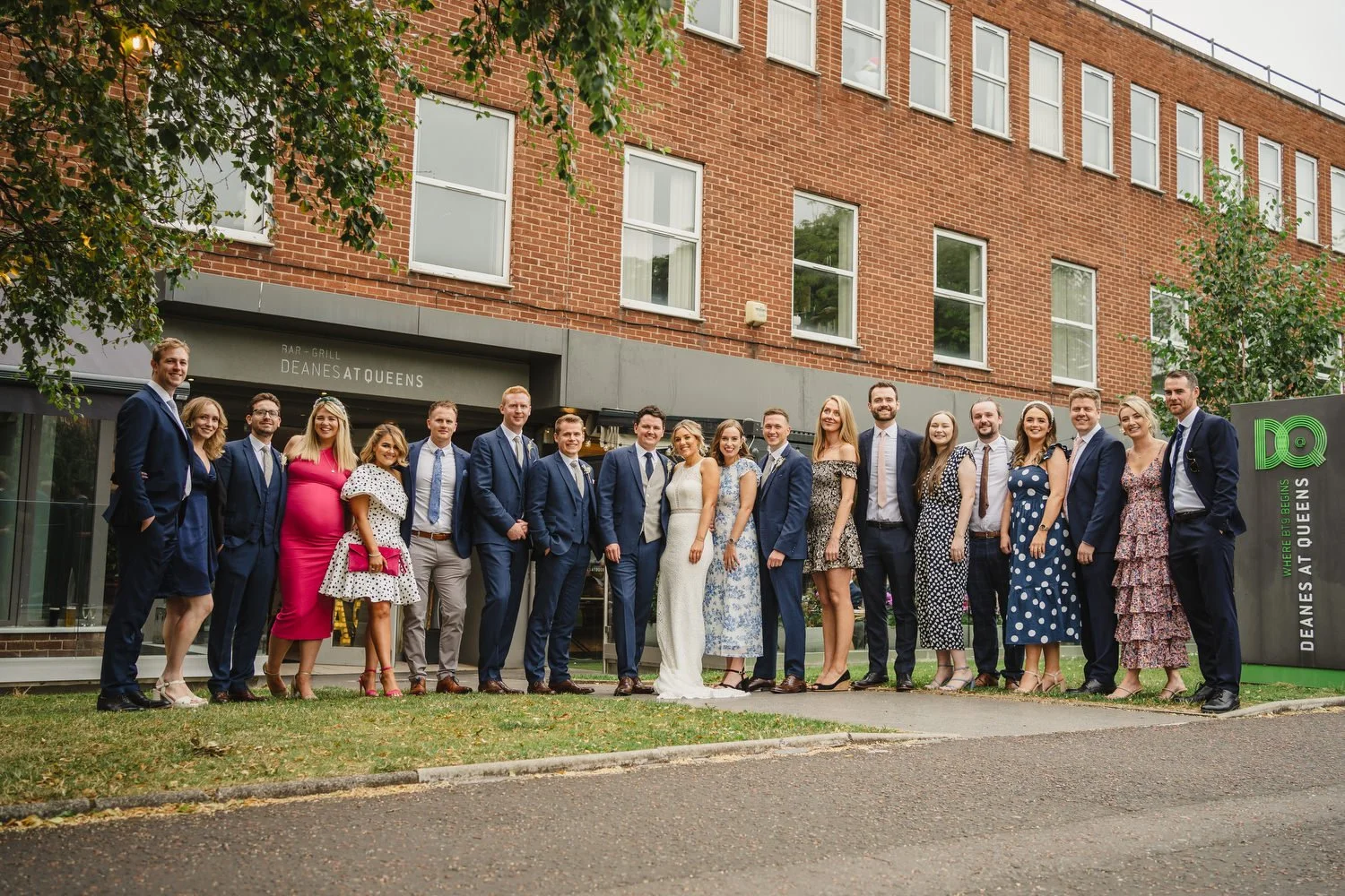  Sarah and Andrew’s awesome summer wedding in Belfast.  Their humanist ceremony was conducted by Fleur Mellor at the Ulster Museum.  Then we grabbed some photos in the Botanic Gardens, before going over to their wedding reception in the amazing Deane
