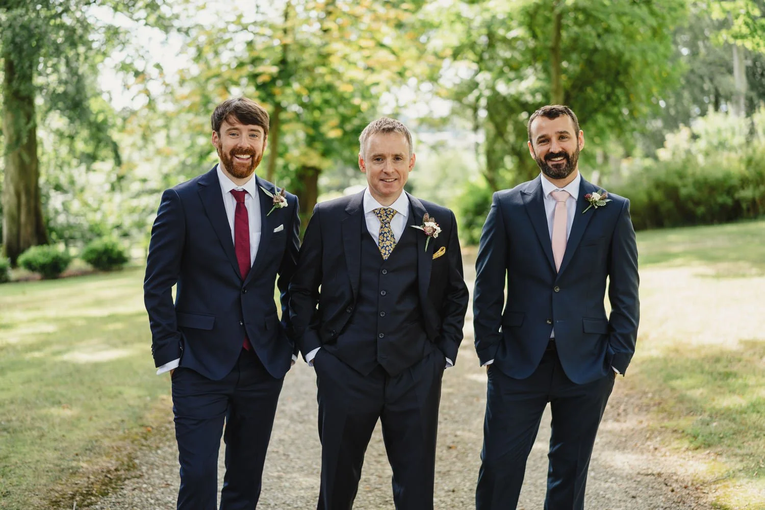  Anna and Mark’s beautiful outdoor summer wedding in Tullyveery House.  