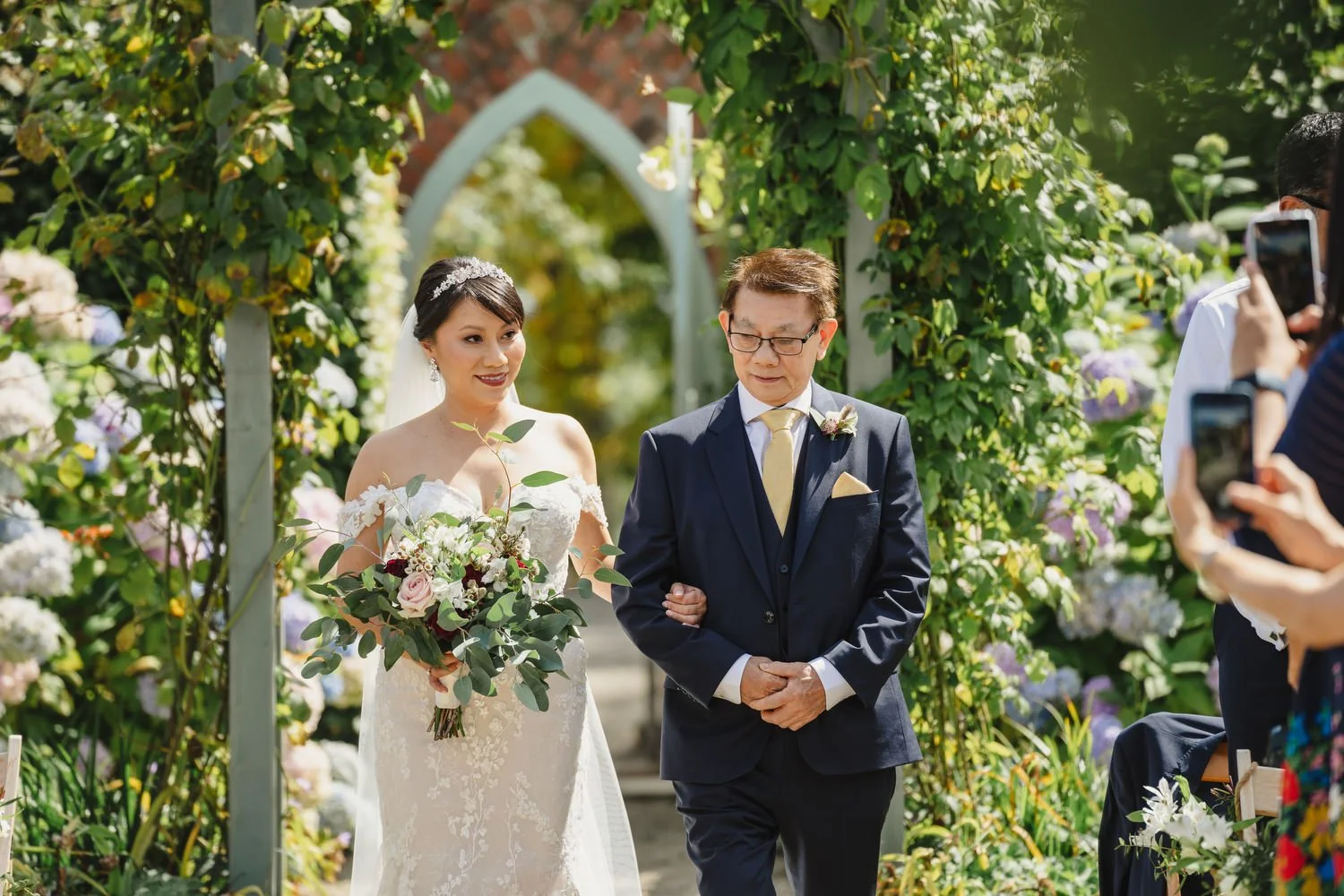  Anna and Mark’s beautiful outdoor summer wedding in Tullyveery House.  