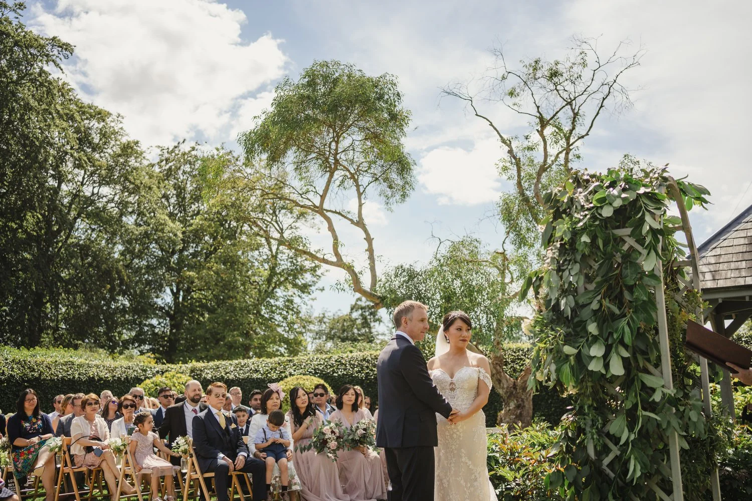  Anna and Mark’s beautiful outdoor summer wedding in Tullyveery House.  
