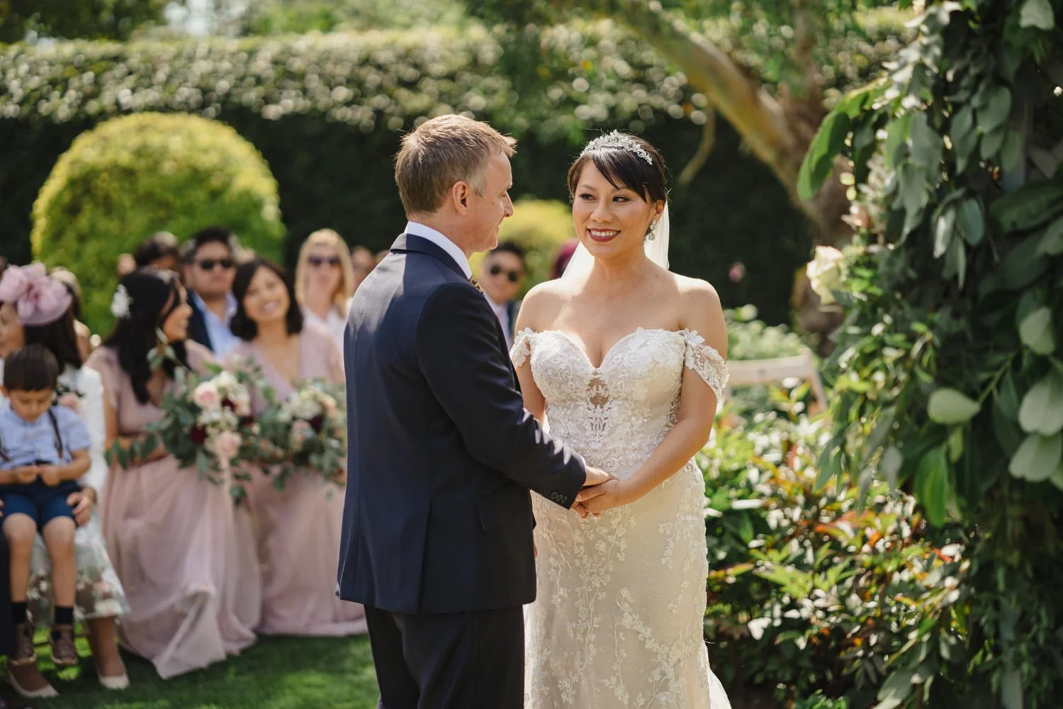  Anna and Mark’s beautiful outdoor summer wedding in Tullyveery House.  