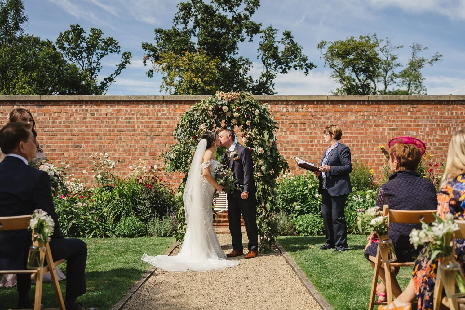  Anna and Mark’s beautiful outdoor summer wedding in Tullyveery House.  
