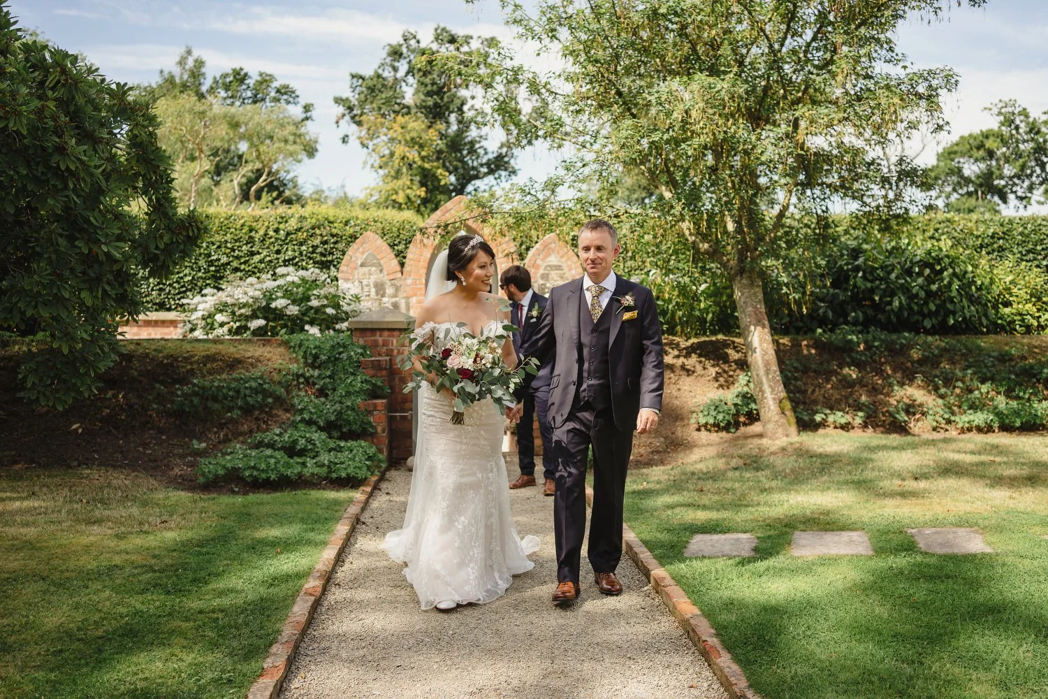 Anna and Mark’s beautiful outdoor summer wedding in Tullyveery House.  