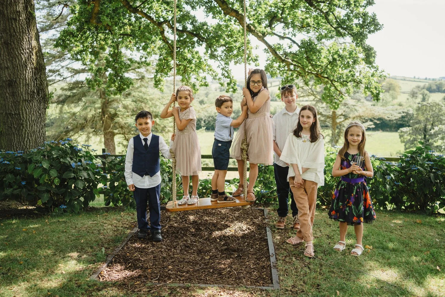  Anna and Mark’s beautiful outdoor summer wedding in Tullyveery House.  
