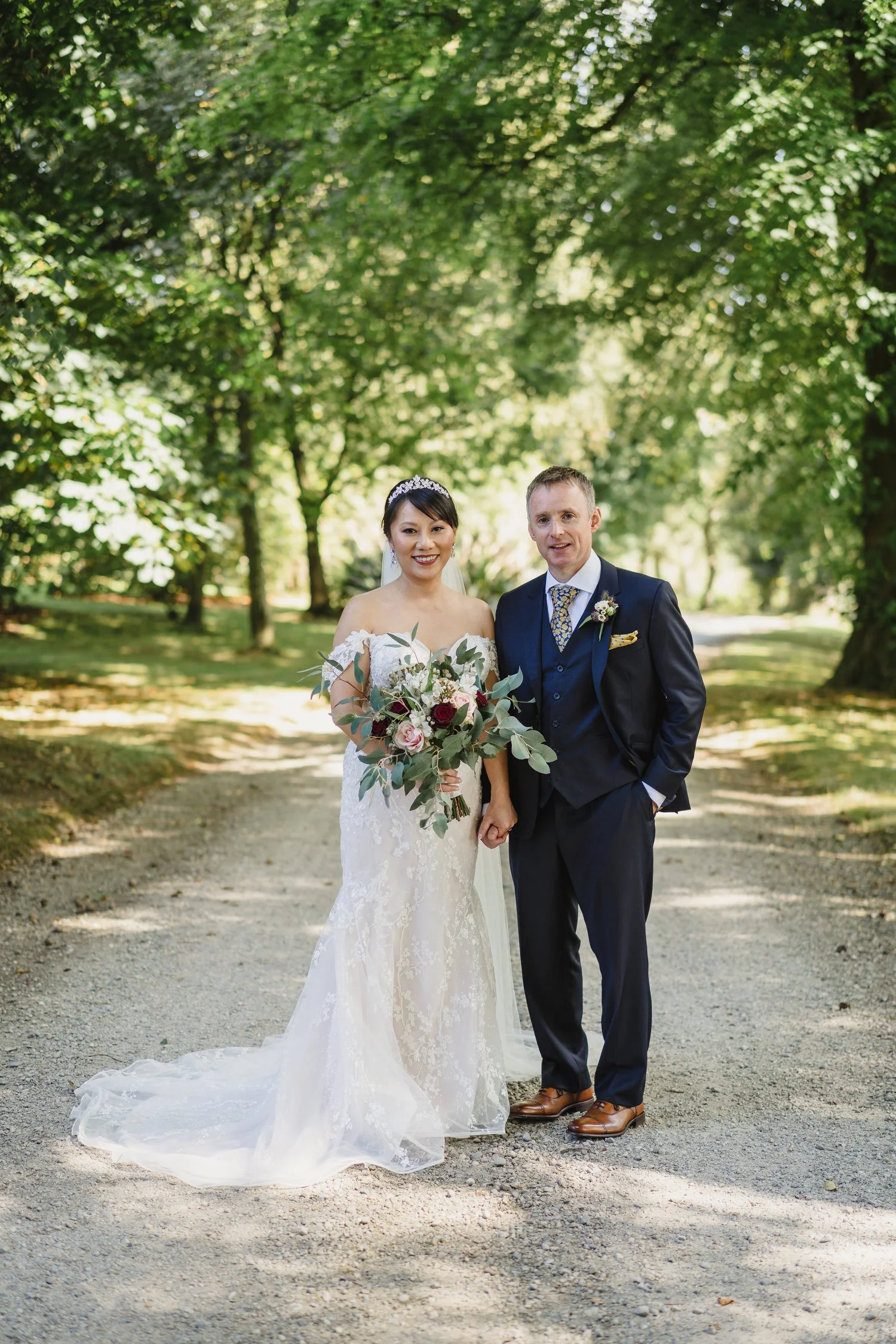  Anna and Mark’s beautiful outdoor summer wedding in Tullyveery House.  
