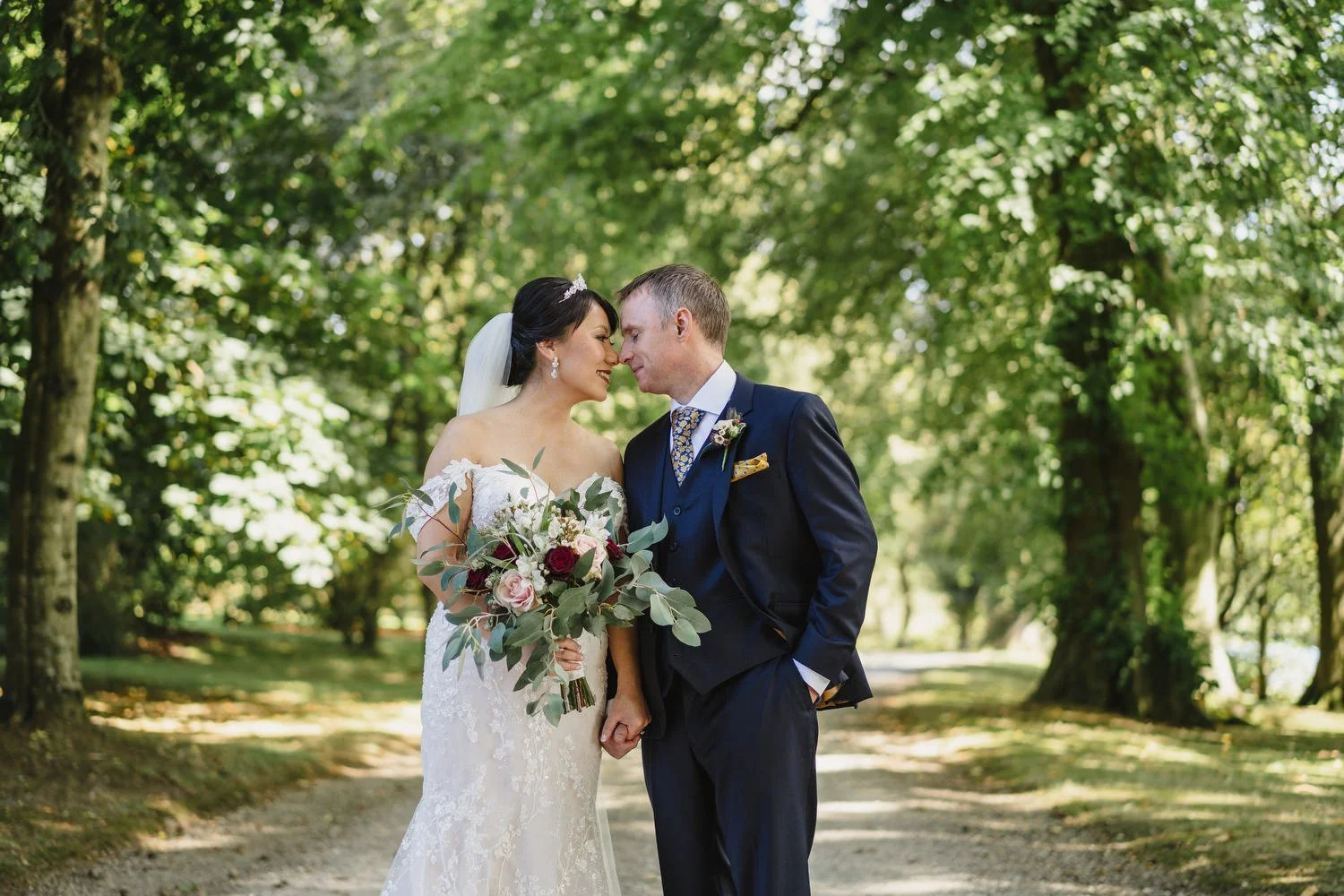  Anna and Mark’s beautiful outdoor summer wedding in Tullyveery House.  