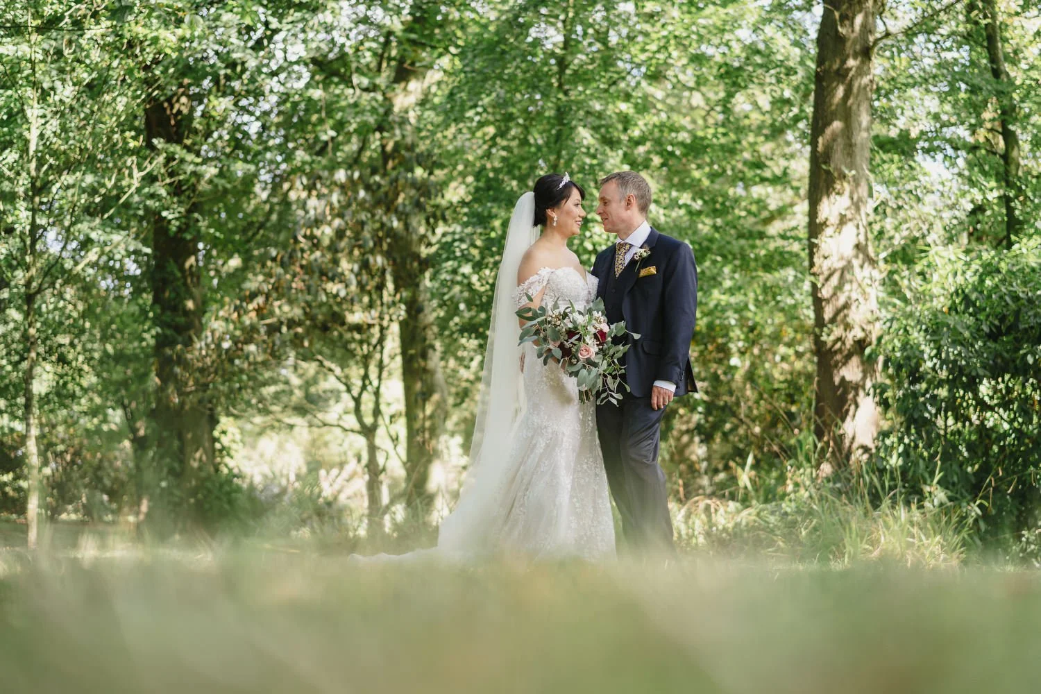  Anna and Mark’s beautiful outdoor summer wedding in Tullyveery House.  