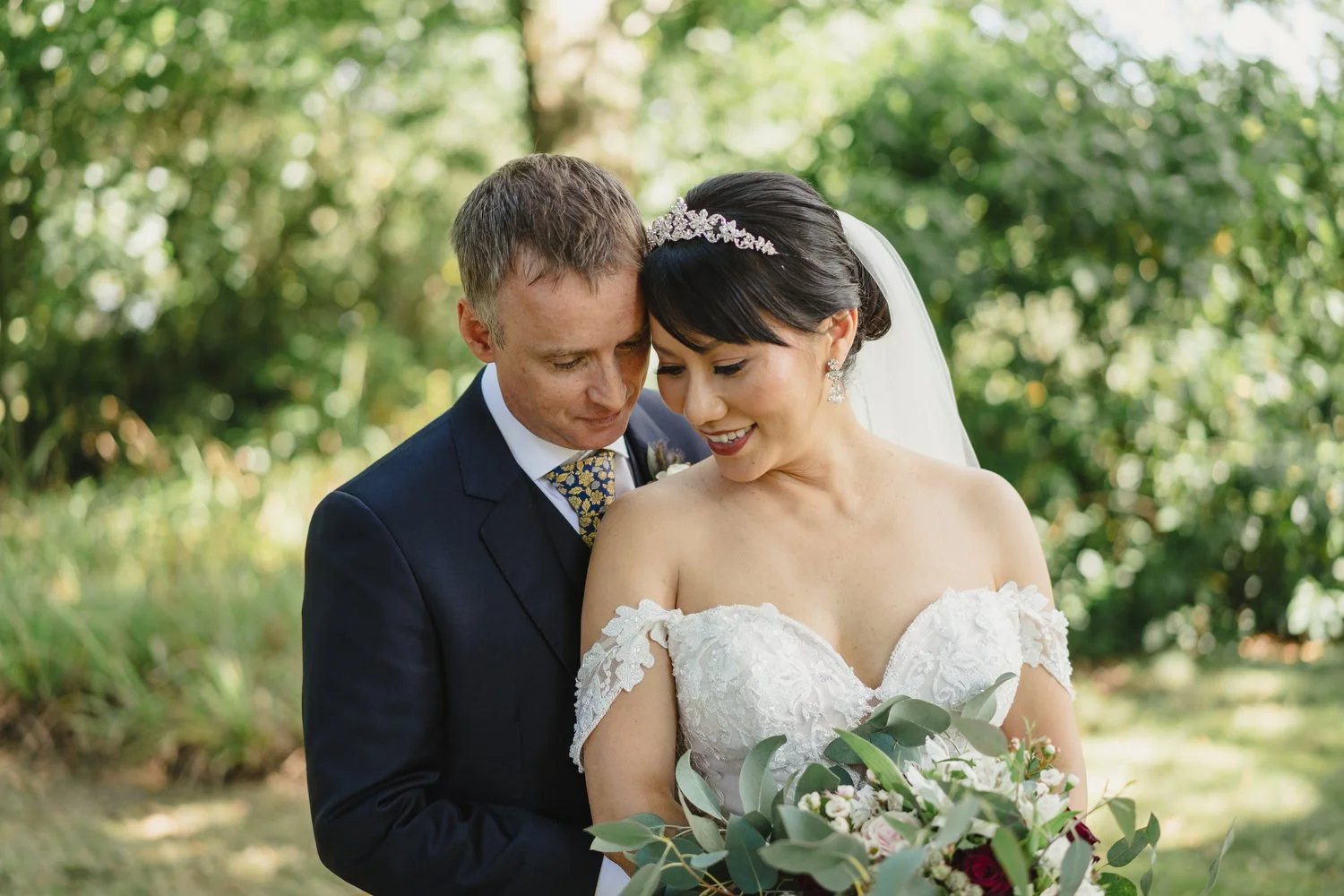  Anna and Mark’s beautiful outdoor summer wedding in Tullyveery House.  