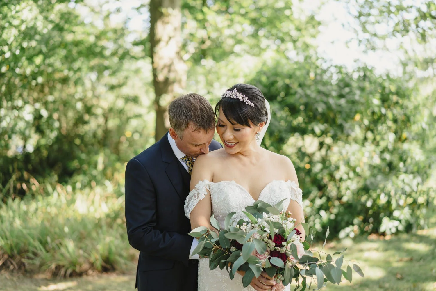  Anna and Mark’s beautiful outdoor summer wedding in Tullyveery House.  