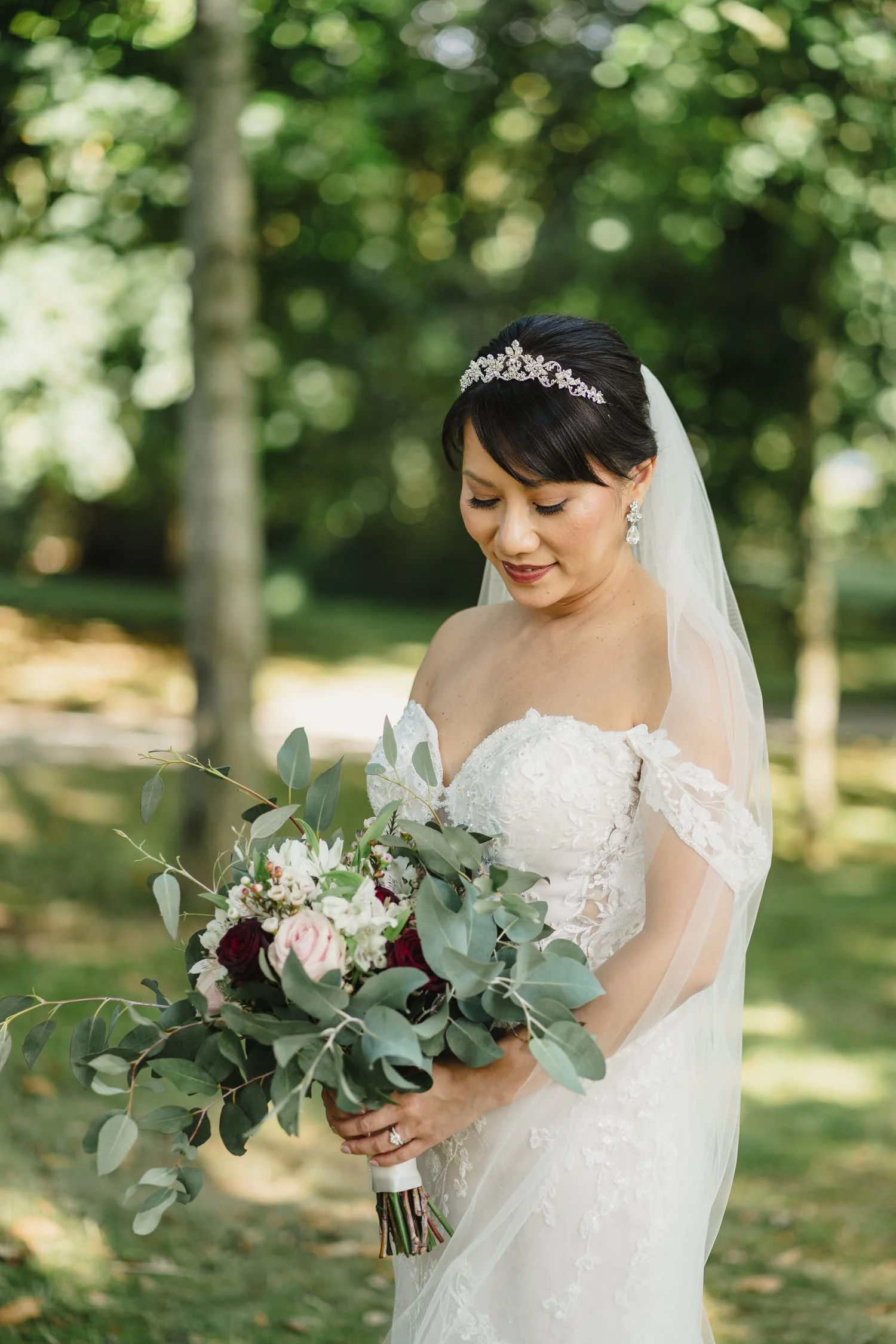  Anna and Mark’s beautiful outdoor summer wedding in Tullyveery House.  