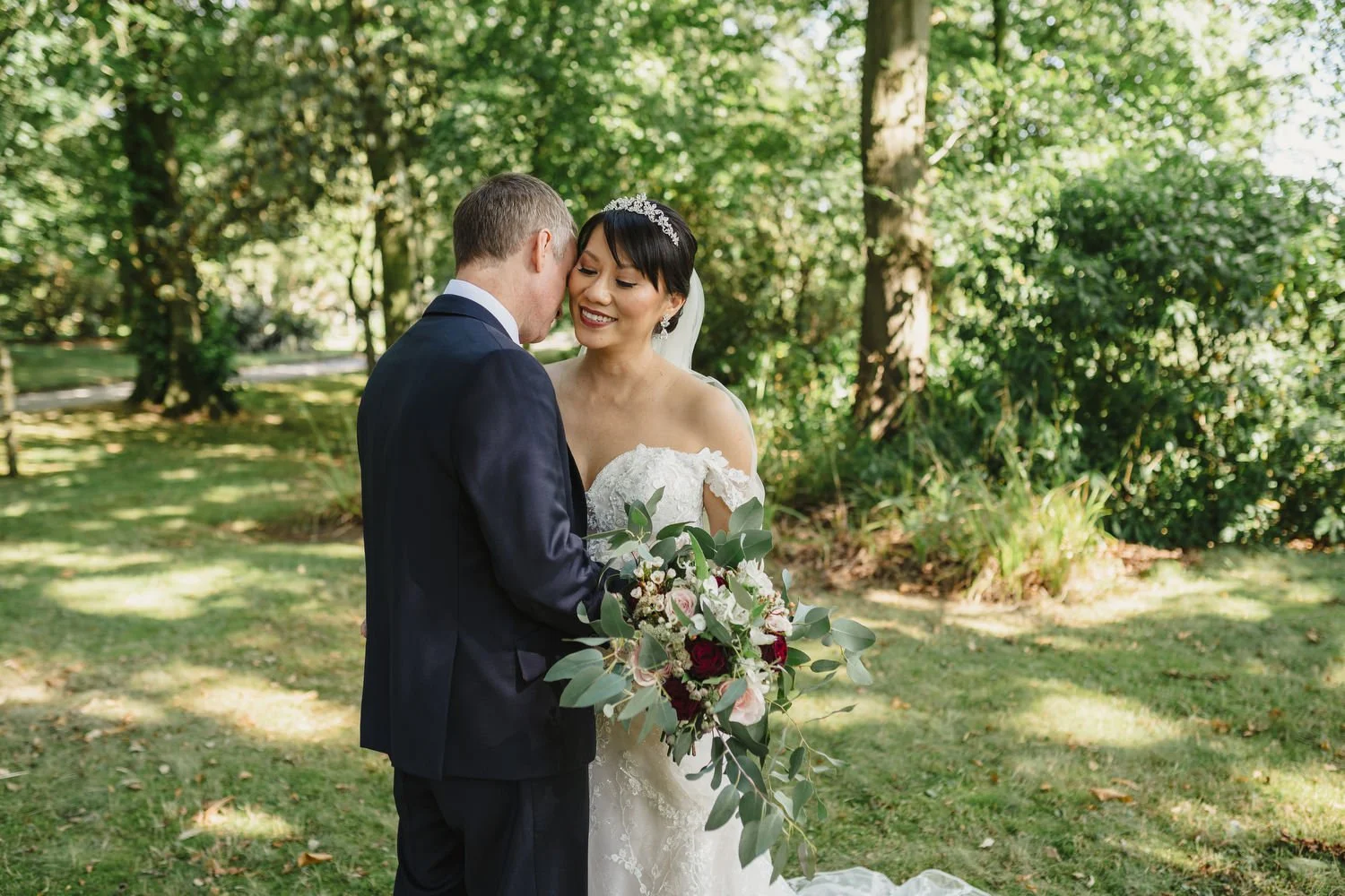  Anna and Mark’s beautiful outdoor summer wedding in Tullyveery House.  