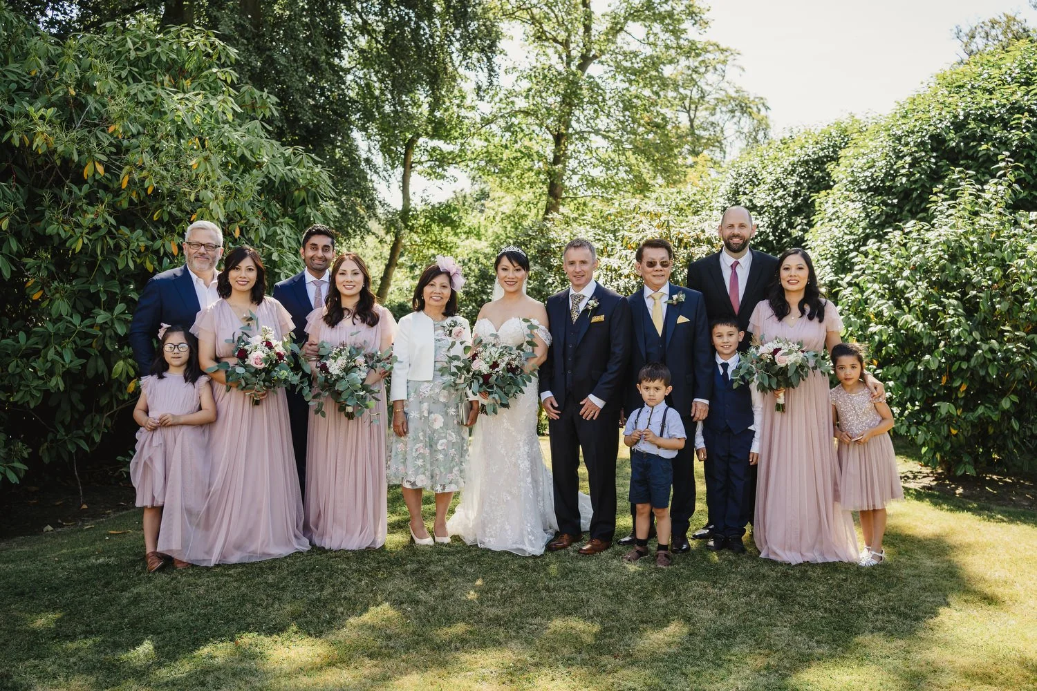  Anna and Mark’s beautiful outdoor summer wedding in Tullyveery House.  