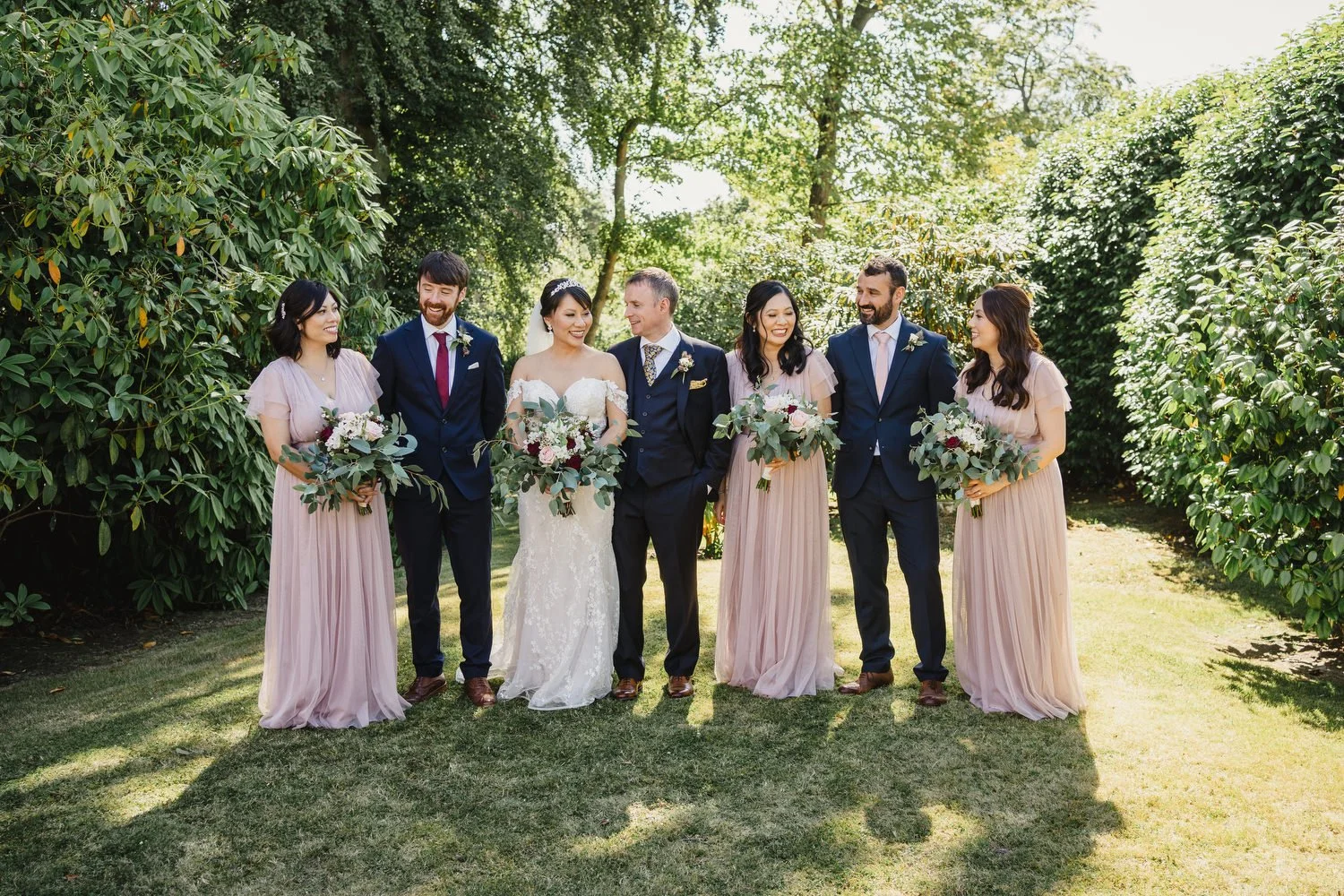  Anna and Mark’s beautiful outdoor summer wedding in Tullyveery House.  