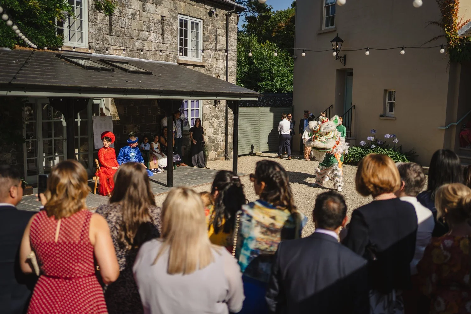  Anna and Mark’s beautiful outdoor summer wedding in Tullyveery House.  