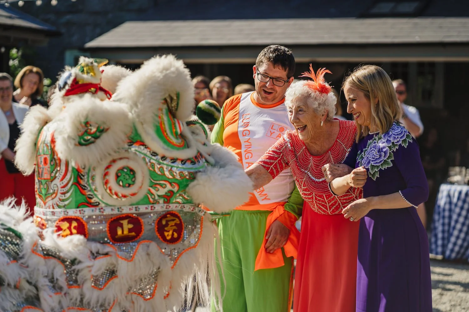  Anna and Mark’s beautiful outdoor summer wedding in Tullyveery House.  