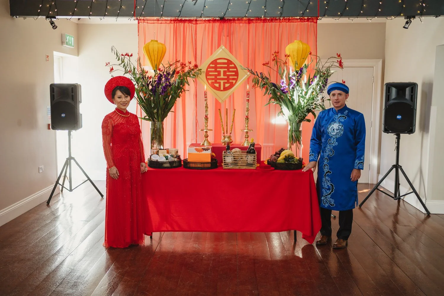  Anna and Mark’s beautiful outdoor summer wedding in Tullyveery House.  