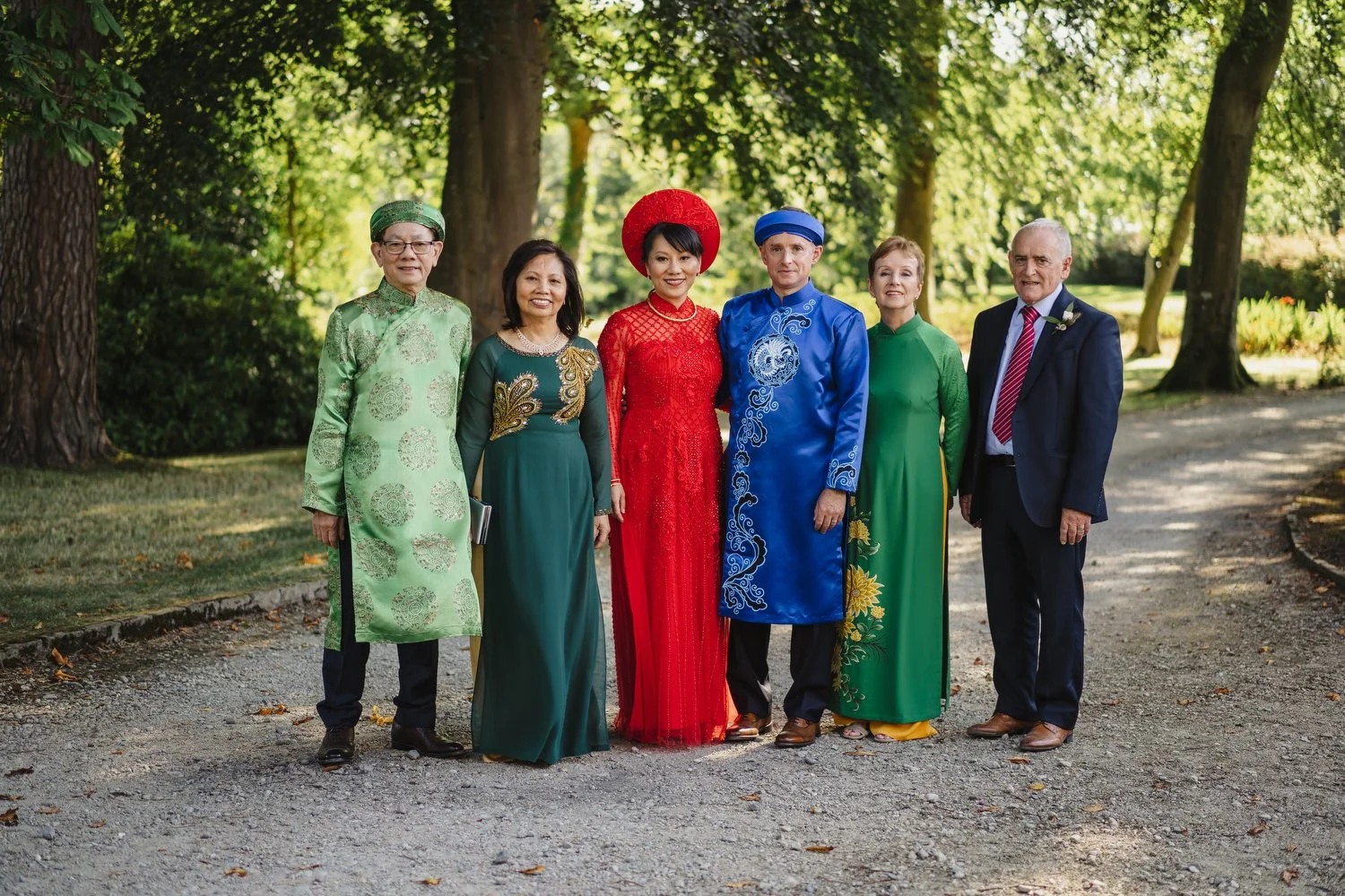  Anna and Mark’s beautiful outdoor summer wedding in Tullyveery House.  