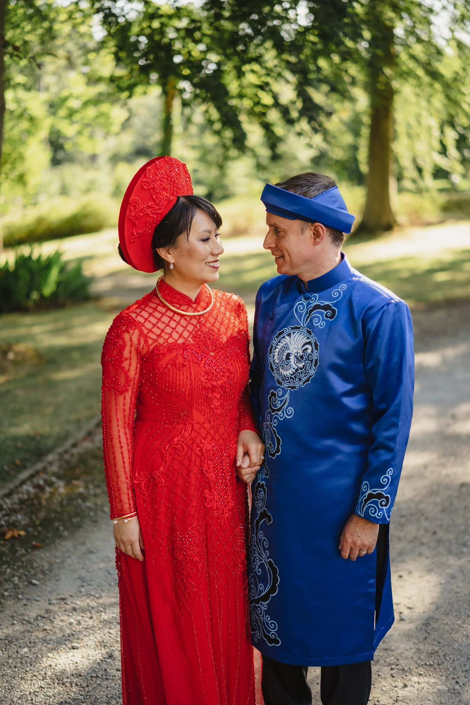  Anna and Mark’s beautiful outdoor summer wedding in Tullyveery House.  
