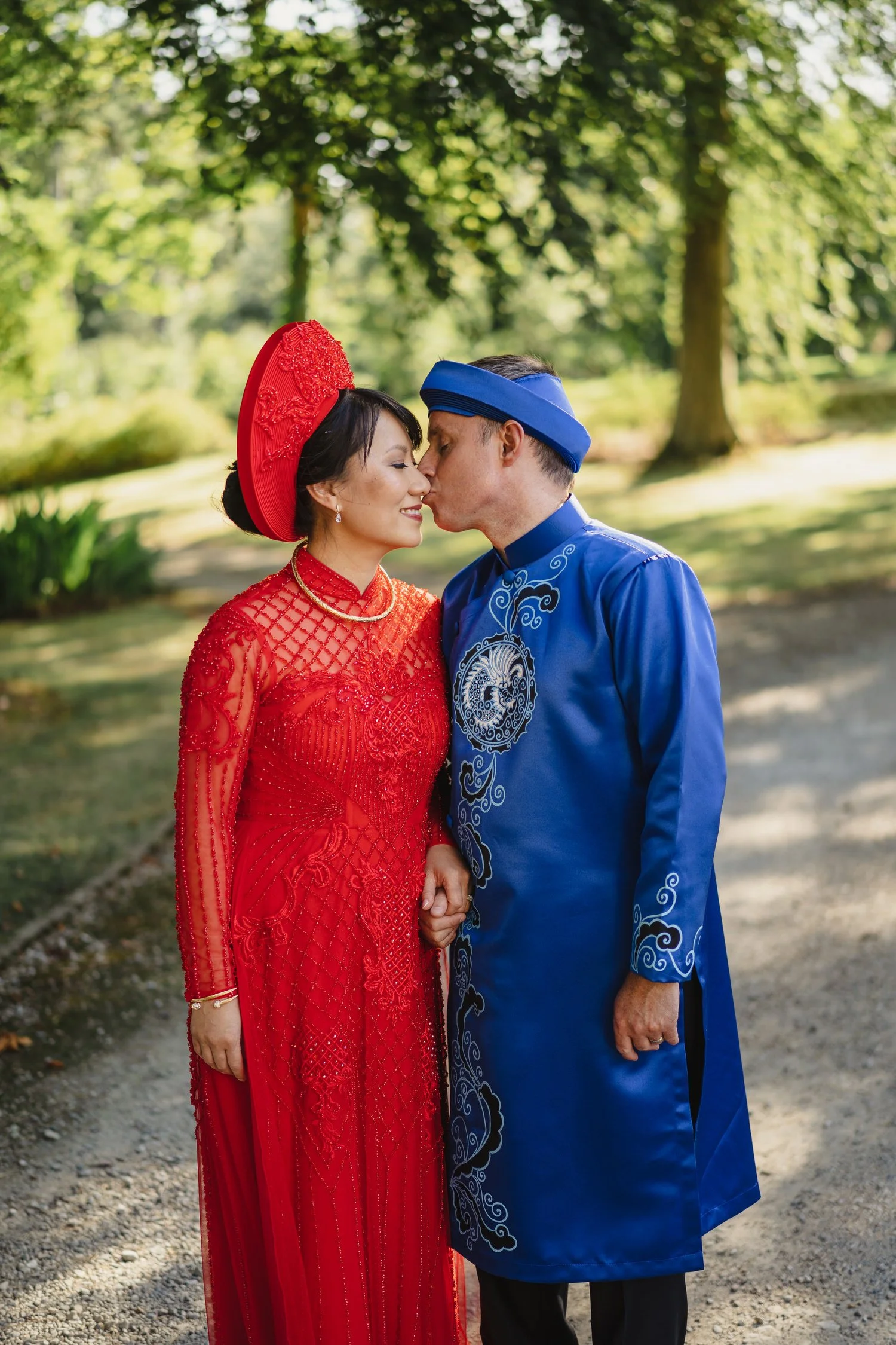  Anna and Mark’s beautiful outdoor summer wedding in Tullyveery House.  