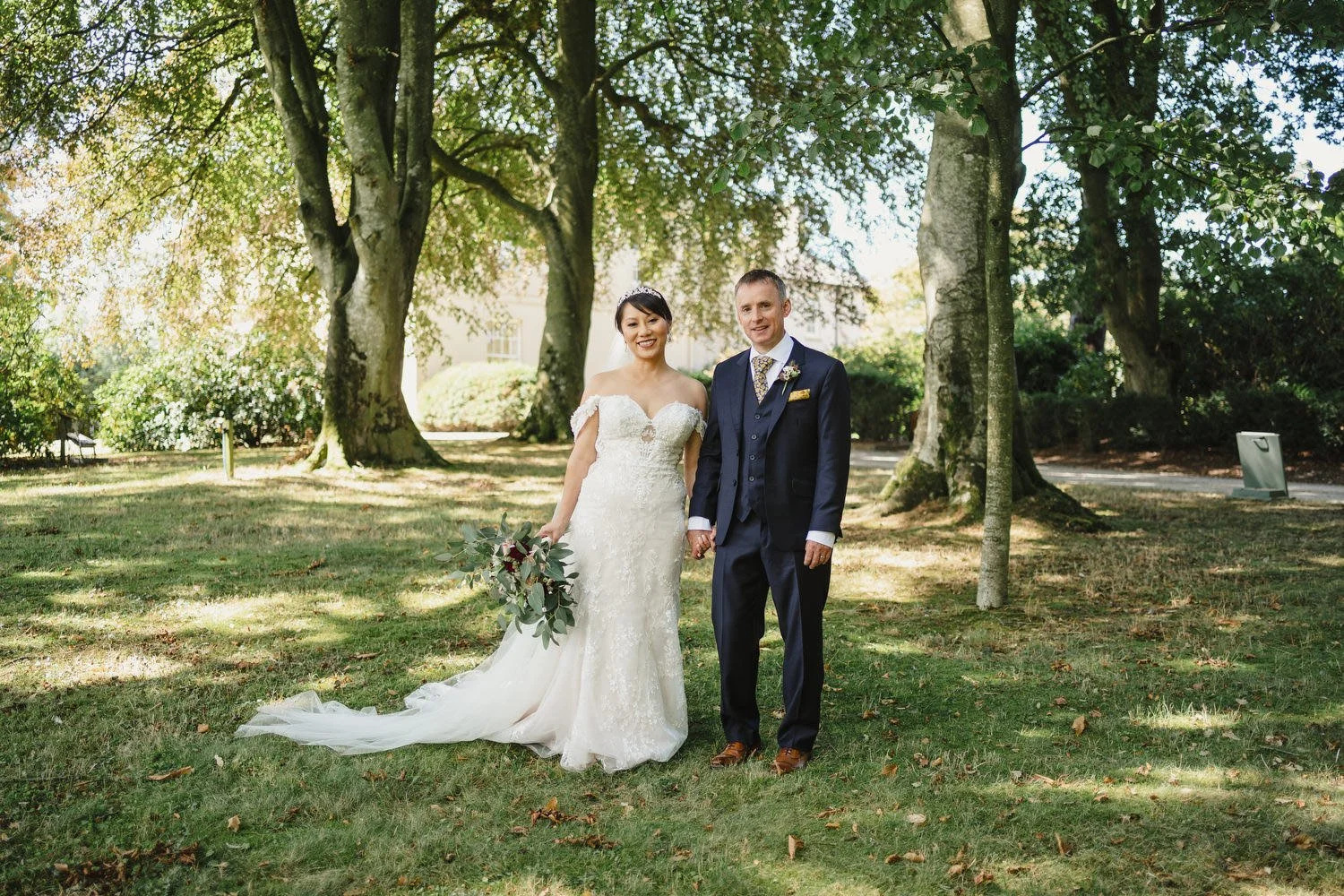  Anna and Mark’s beautiful outdoor summer wedding in Tullyveery House.  
