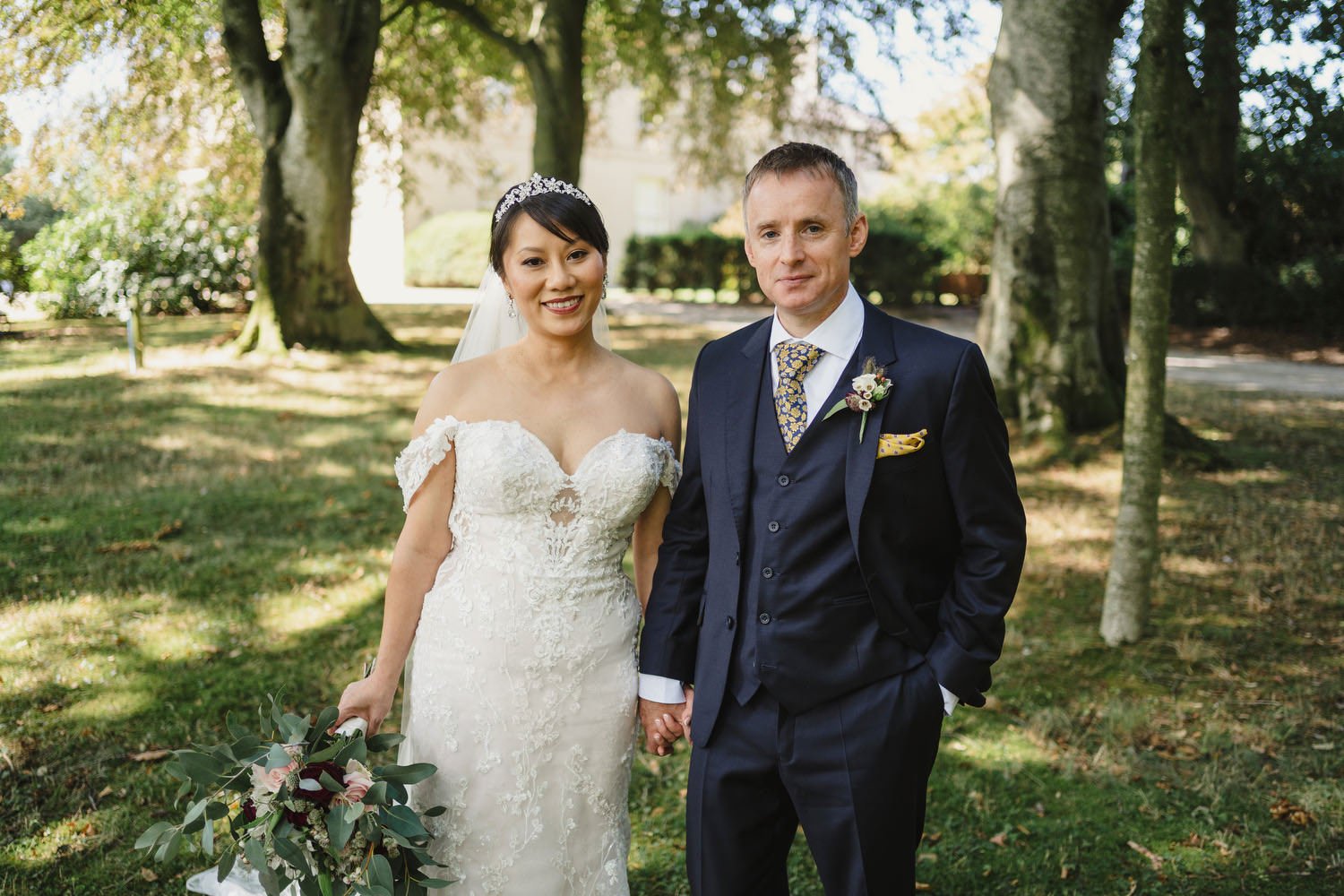  Anna and Mark’s beautiful outdoor summer wedding in Tullyveery House.  