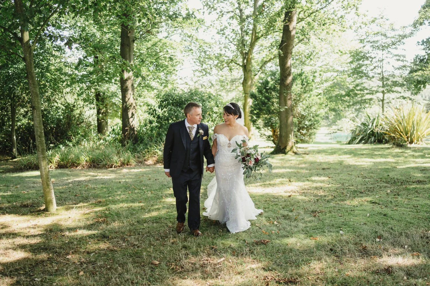  Anna and Mark’s beautiful outdoor summer wedding in Tullyveery House.  