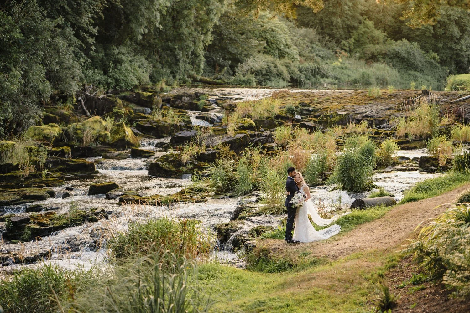  Emma Rose and Ambrish’s beautiful Humanist wedding at the Galgorm resort and Spa in Ballymena.   