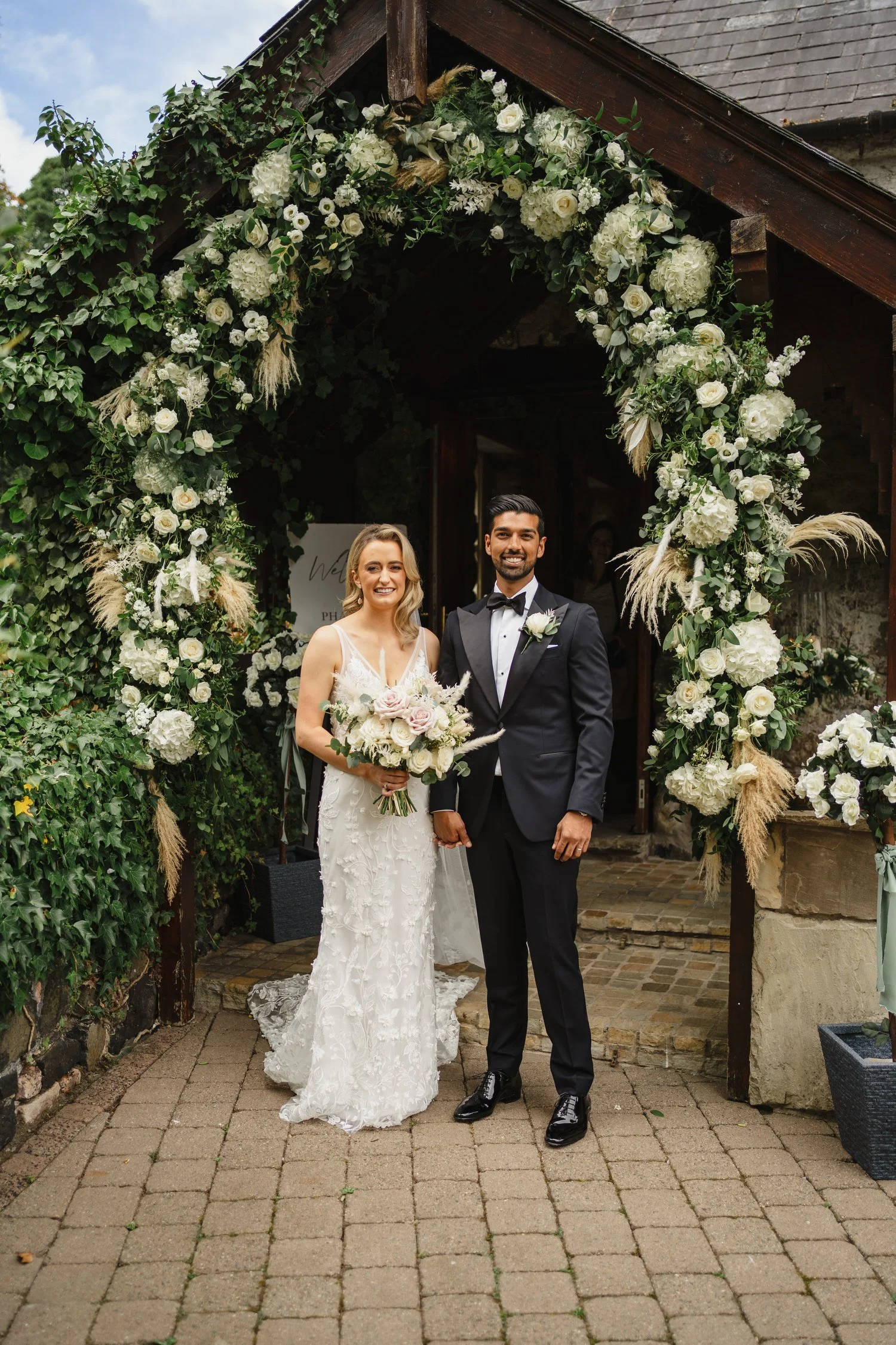  Emma Rose and Ambrish’s beautiful Humanist wedding at the Galgorm resort and Spa in Ballymena.   