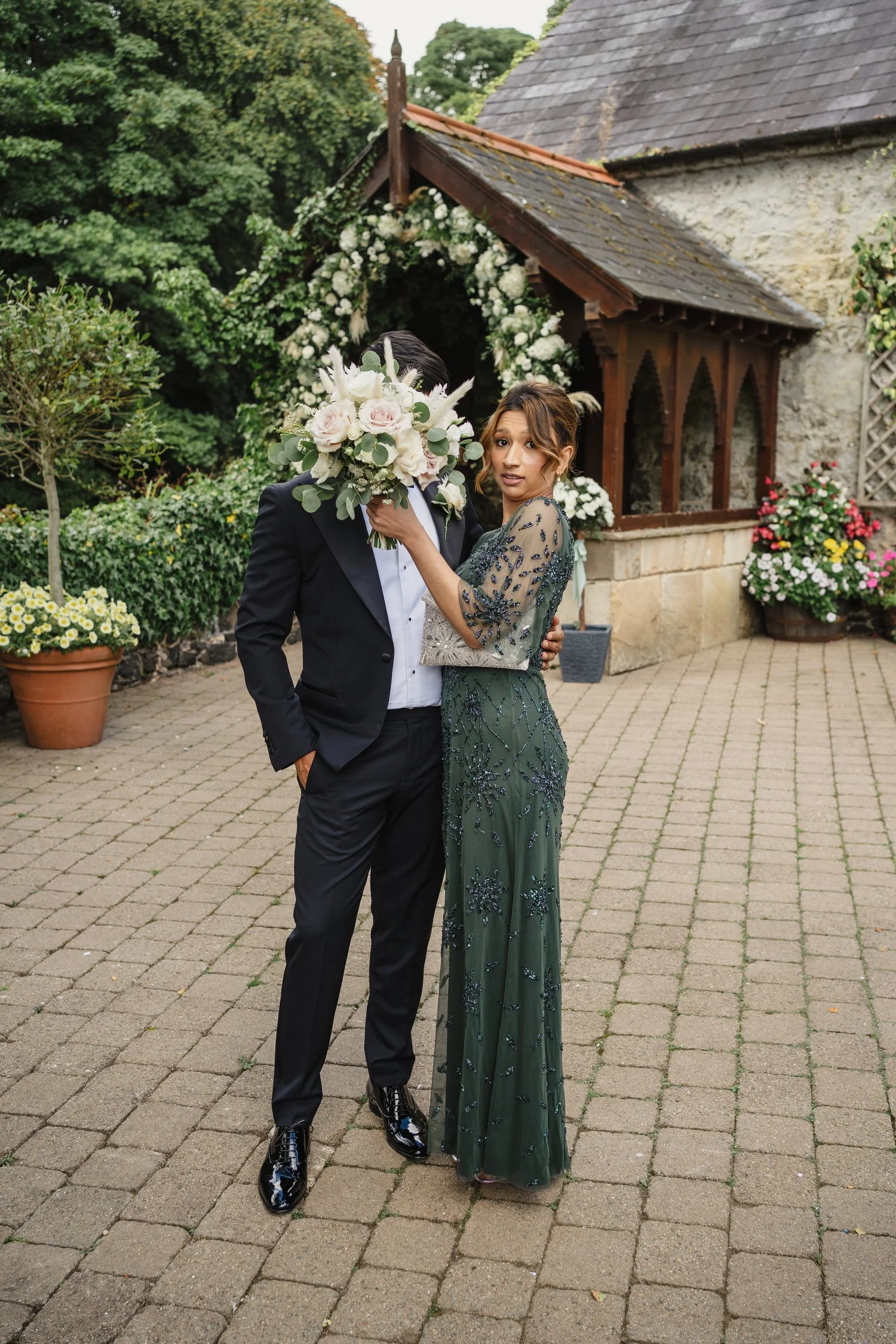  Emma Rose and Ambrish’s beautiful Humanist wedding at the Galgorm resort and Spa in Ballymena.   