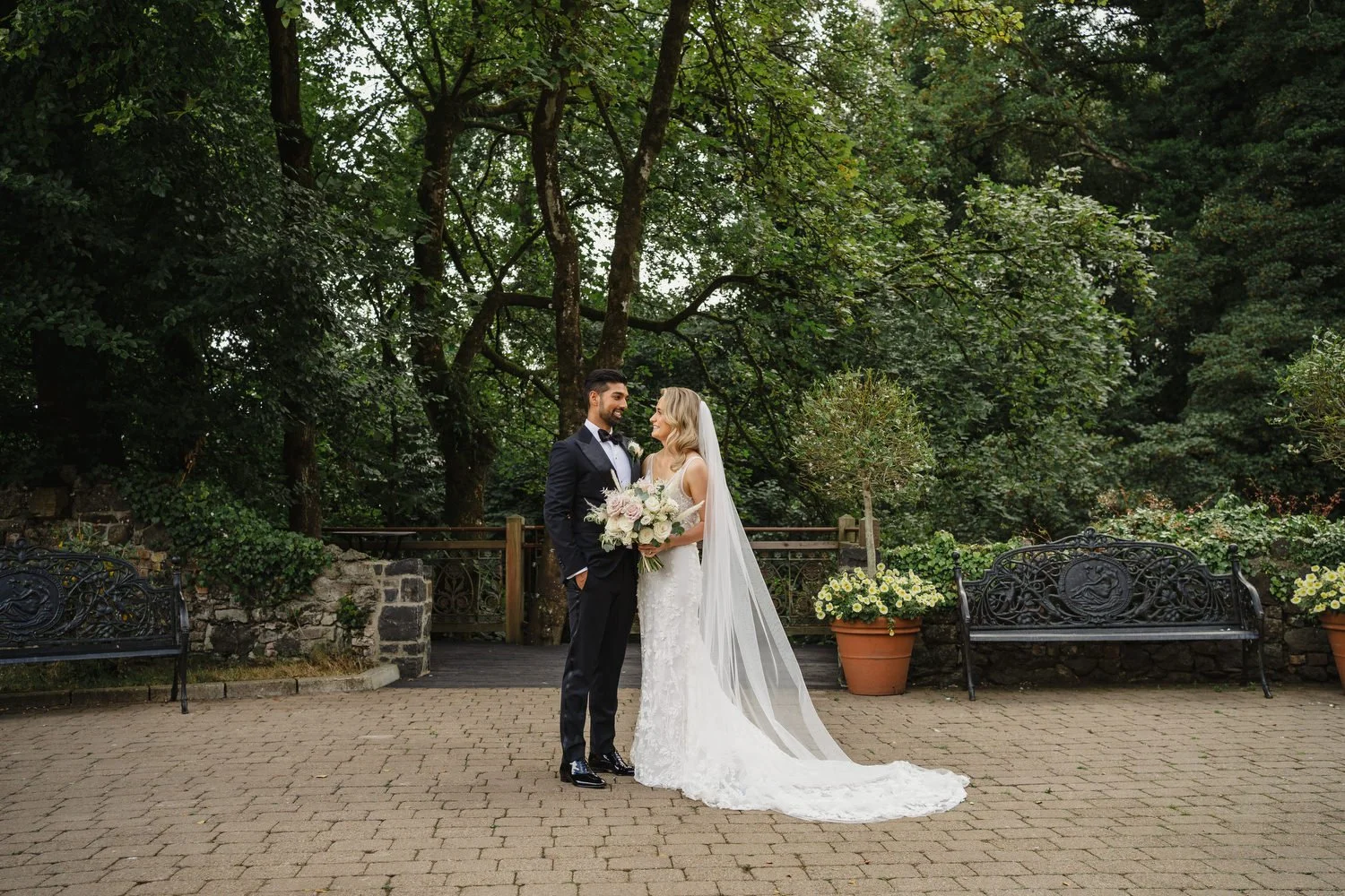  Emma Rose and Ambrish’s beautiful Humanist wedding at the Galgorm resort and Spa in Ballymena.   