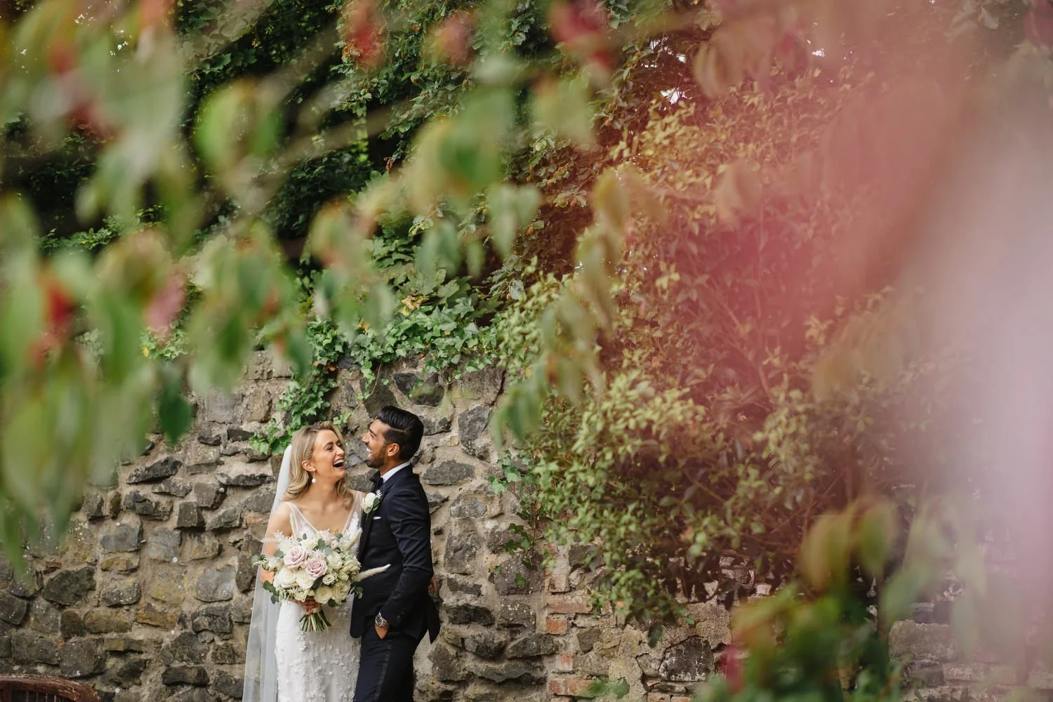  Emma Rose and Ambrish’s beautiful Humanist wedding at the Galgorm resort and Spa in Ballymena.   
