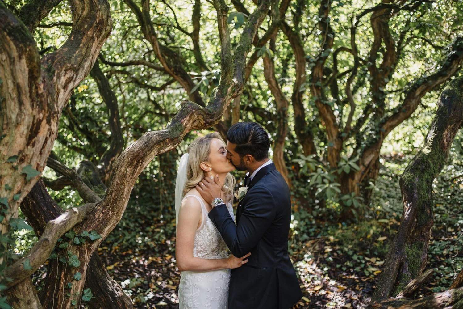  Emma Rose and Ambrish’s beautiful Humanist wedding at the Galgorm resort and Spa in Ballymena.   