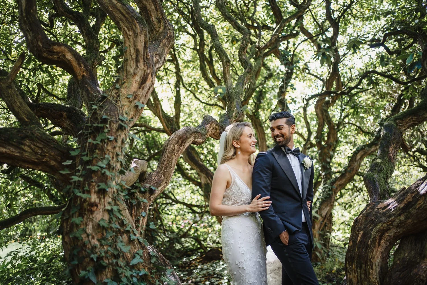  Emma Rose and Ambrish’s beautiful Humanist wedding at the Galgorm resort and Spa in Ballymena.   