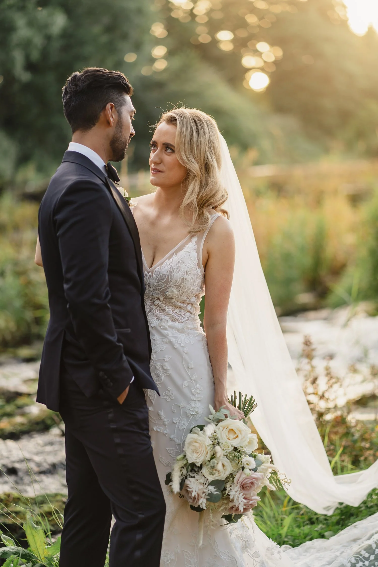 Emma Rose and Ambrish’s beautiful Humanist wedding at the Galgorm resort and Spa in Ballymena.   