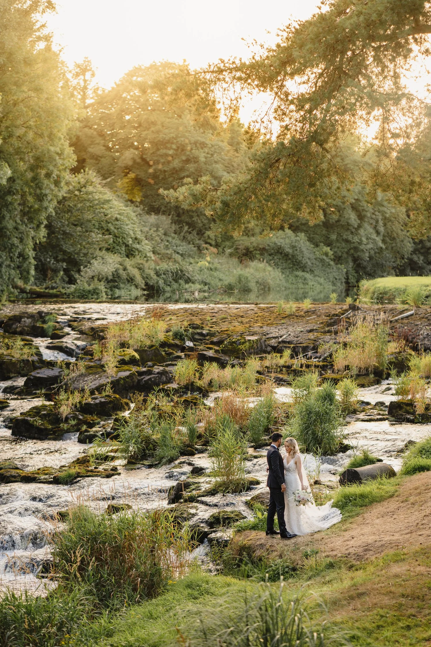  Emma Rose and Ambrish’s beautiful Humanist wedding at the Galgorm resort and Spa in Ballymena.   