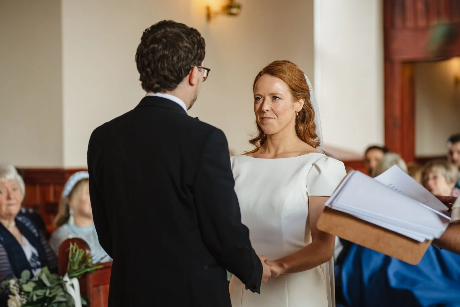  Anna and JoshÕs gorgeous Autumn wedding in Omagh Meeting House at Cultra, with photos afterwards in the Ulster Folk and Transport Museum. The reception was in Cultra House with sparklers, sax and shenanigans! 