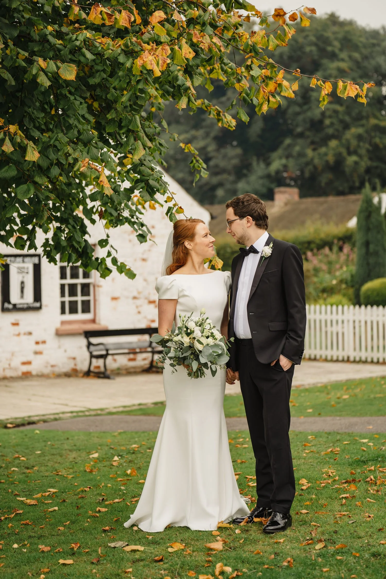  Anna and JoshÕs gorgeous Autumn wedding in Omagh Meeting House at Cultra, with photos afterwards in the Ulster Folk and Transport Museum. The reception was in Cultra House with sparklers, sax and shenanigans! 