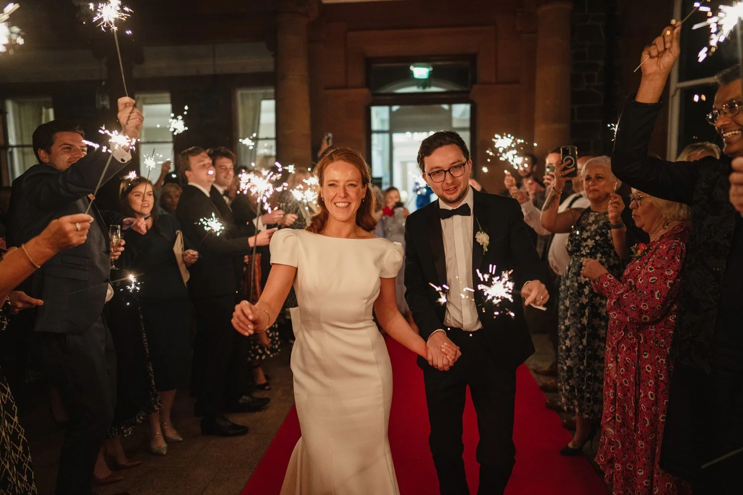  Anna and JoshÕs gorgeous Autumn wedding in Omagh Meeting House at Cultra, with photos afterwards in the Ulster Folk and Transport Museum. The reception was in Cultra House with sparklers, sax and shenanigans! 